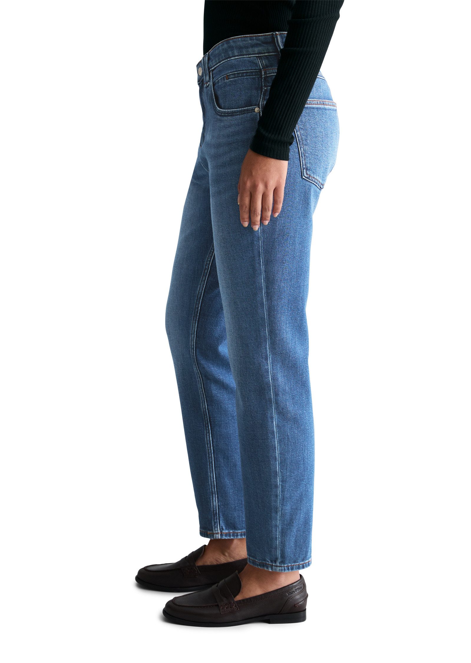 Marc O'Polo DENIM Boyfriend-Jeans aus Organic Cotton-Mix günstig online kaufen