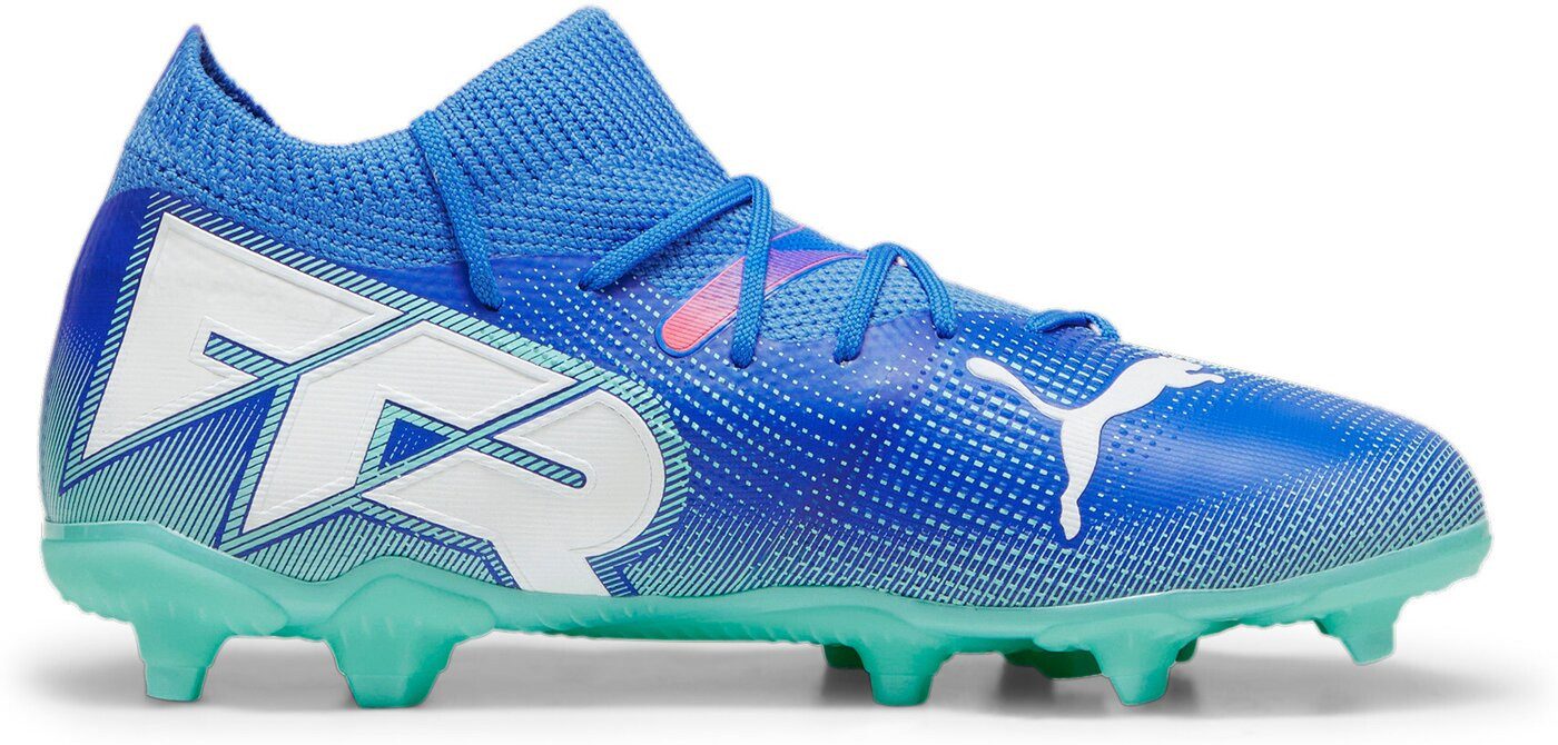 FUTURE 7 MATCH FG/AG Jr Bluemazing-PUMA White-Electric Peppermint Fußballschuh