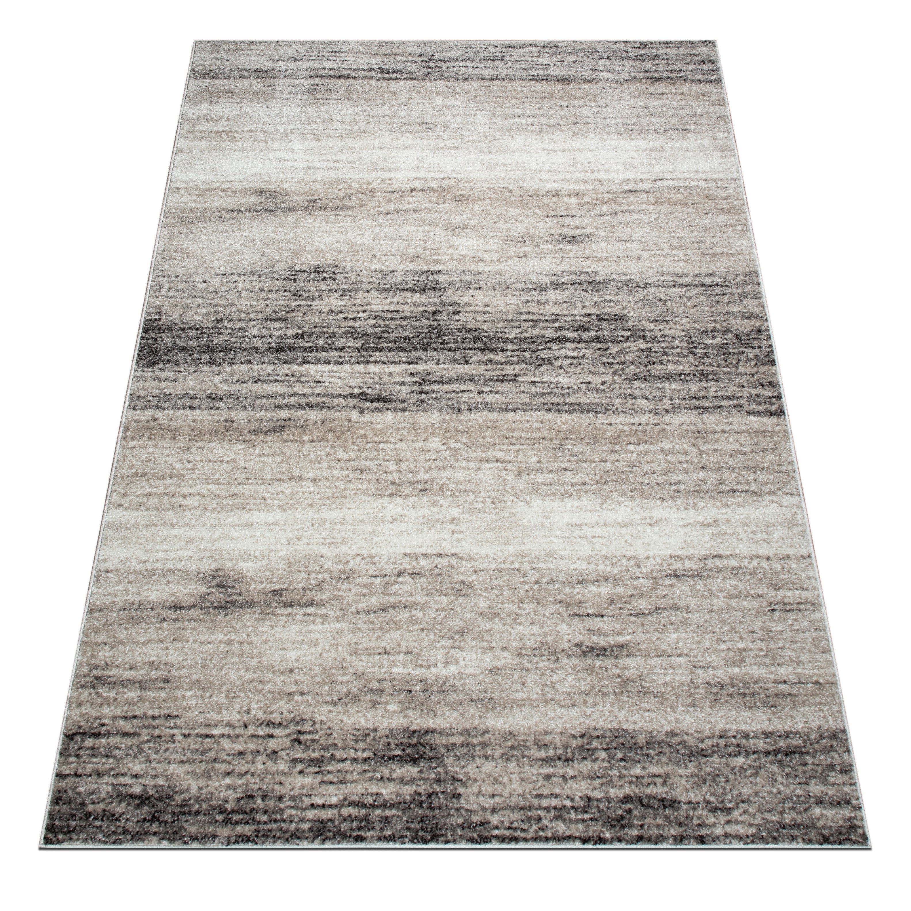 oKu-Tex Teppich Phoenix Wohnzimmerteppich, Kurzflor Beige meliert, Teppich, günstig online kaufen