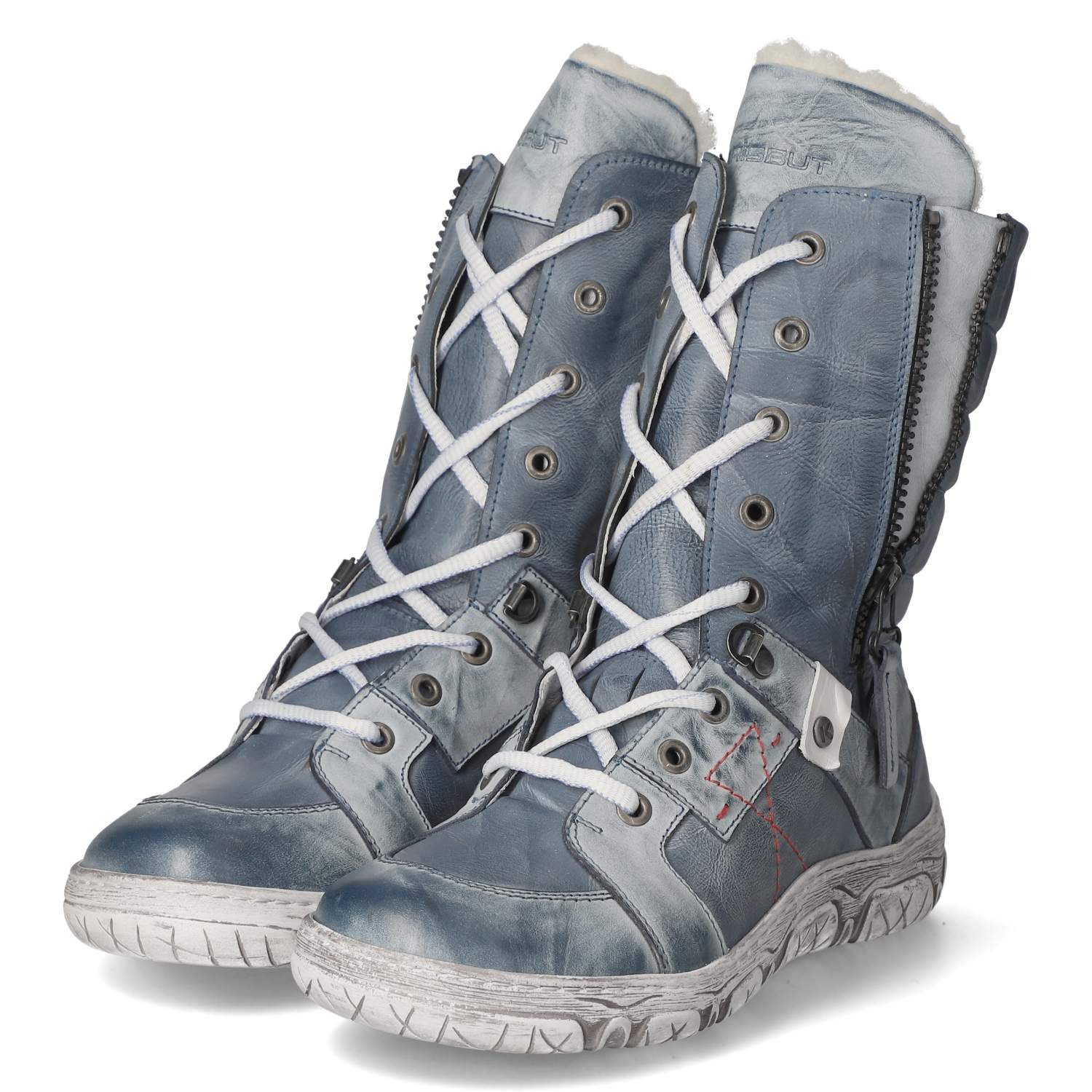 KRISBUT Krisbut - female - 3310-1 BSF - Glattleder - blau Winterstiefel günstig online kaufen