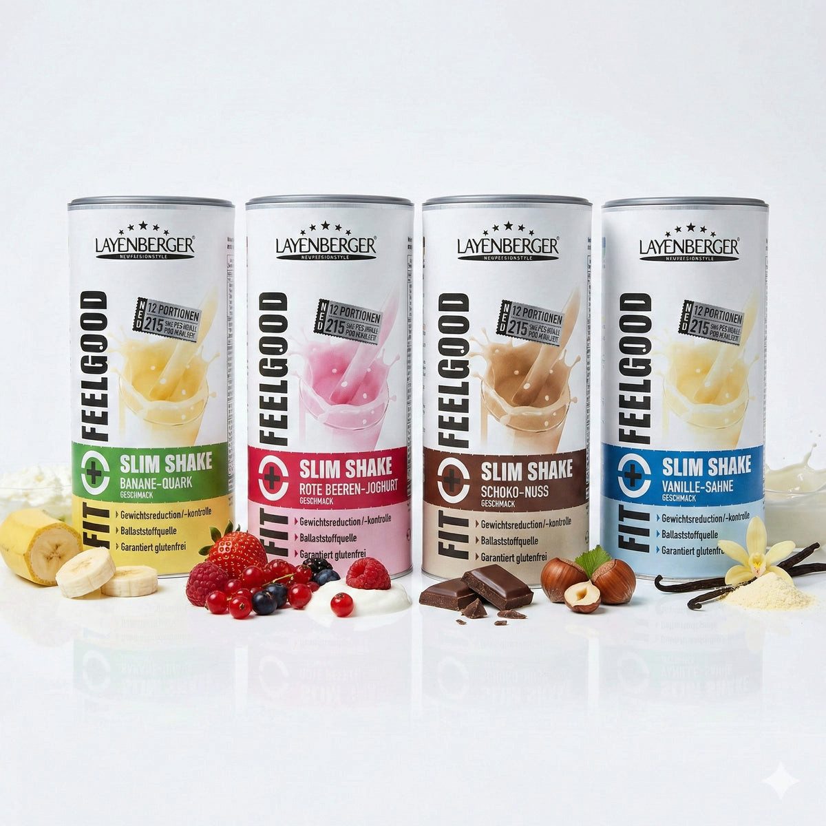 Layenberger Nutrition Group Layenberger Fit+Feelgood Slim Shake Pulver, 1 er 396 g
