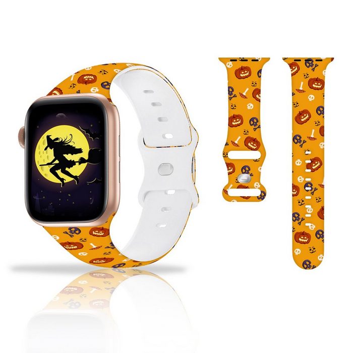Diida Smartwatch-Armband Watch Band Halloween Band für Apple Watch 41mm Anwendbar Serie1-7