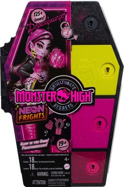 Mattel® Anziehpuppe Monster High, Skulltimate Secrets: Neon Frights, Draculaura