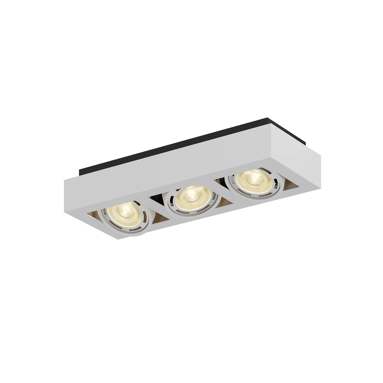 Arcchio Deckenleuchten Ronka, Metall, Weiß IP20, 3 x 11,5 W ES111 LED
