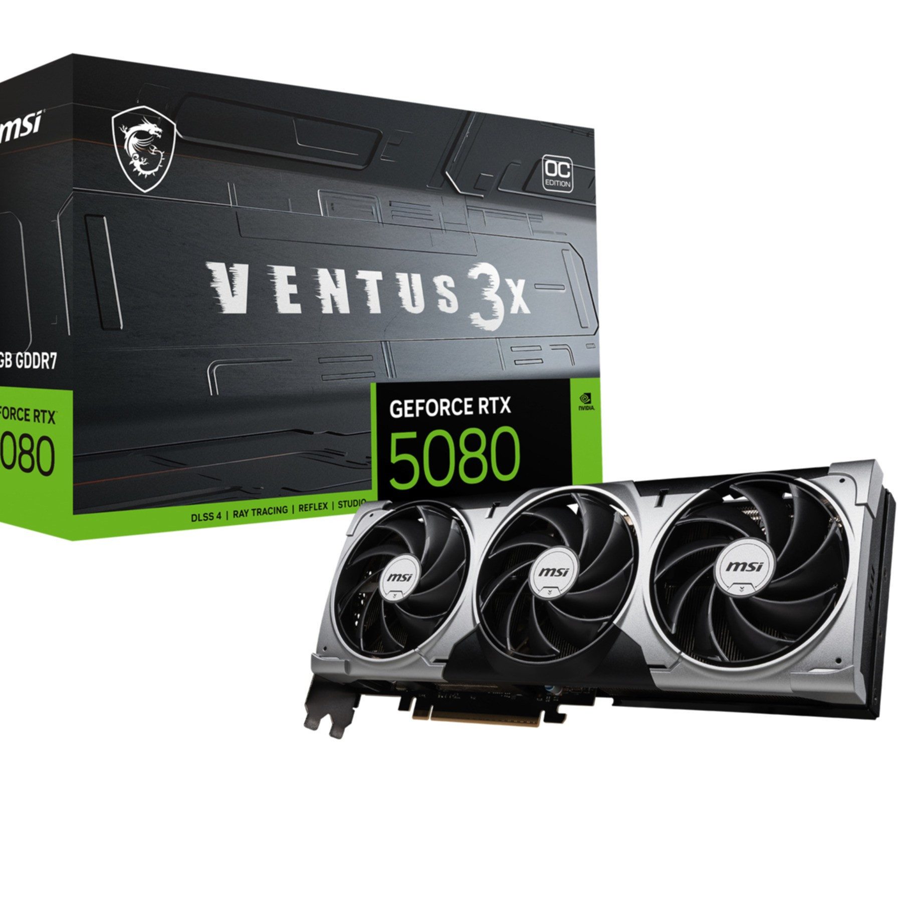 MSI GeForce RTX5080 16G VENTUS 3X OC Grafikkarte