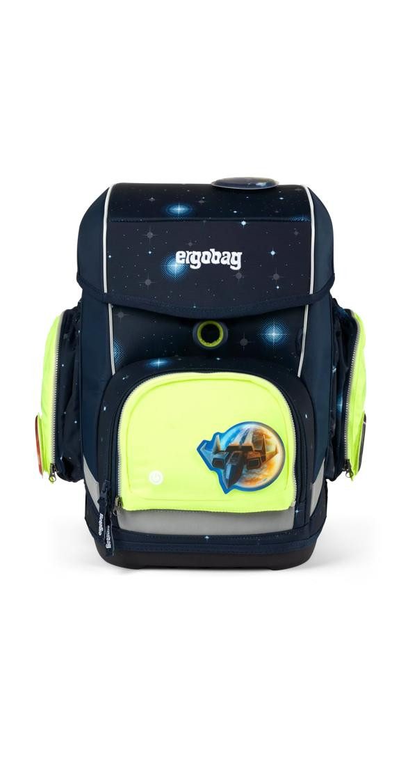 ergobag Schulranzen Fluo LED Zip Set, reflektierend