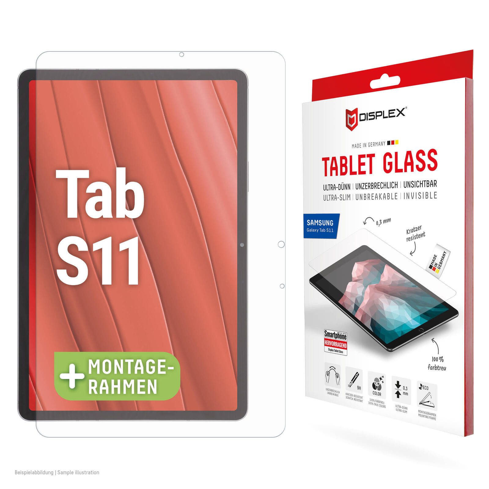 Displex Tablet-Hülle DISPLEX Tablet Glass für Samsung Galaxy Tab S11 von Displex