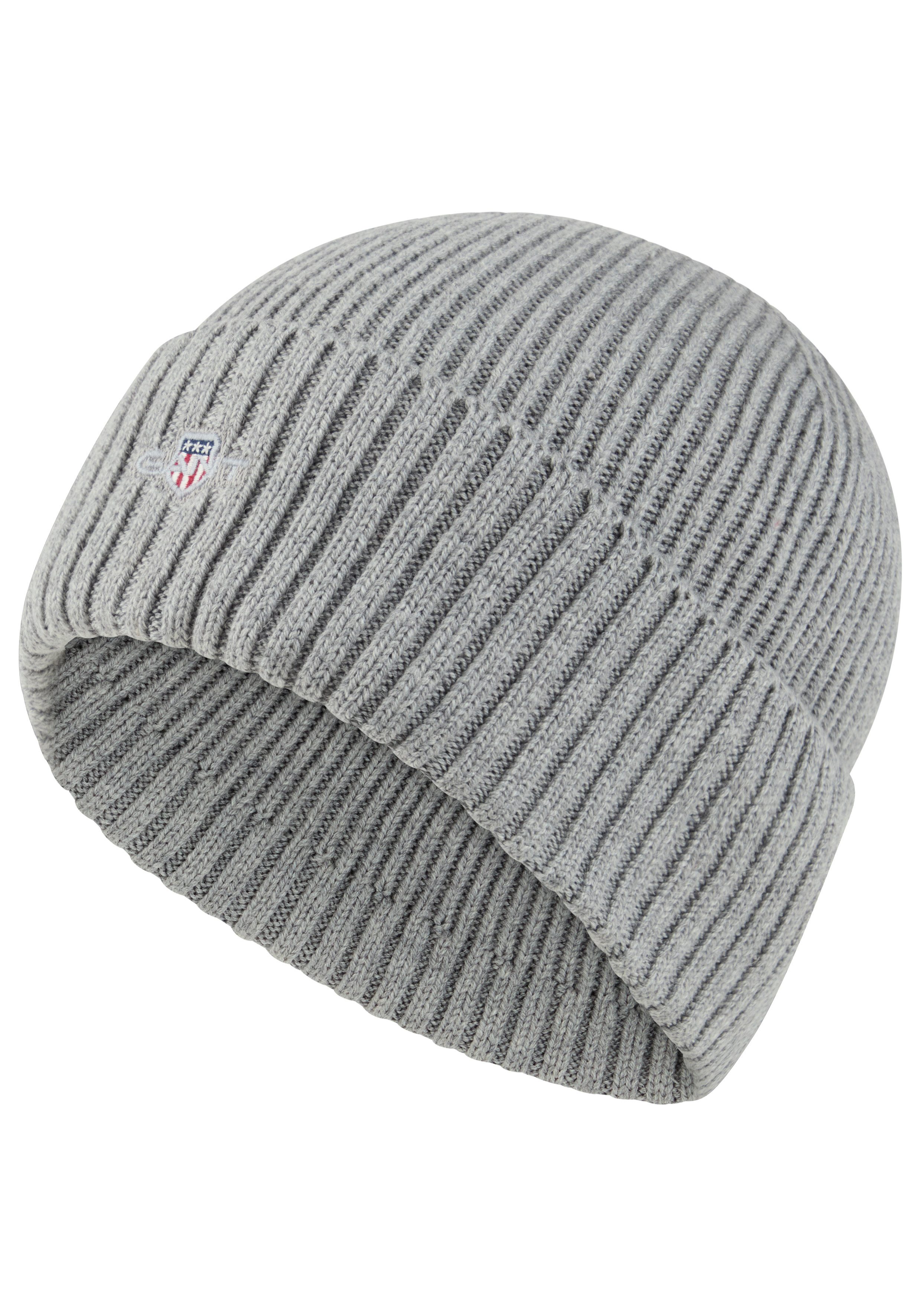 Gant Strickmütze COTTON BLEND LOGO BEANIE Regular fit