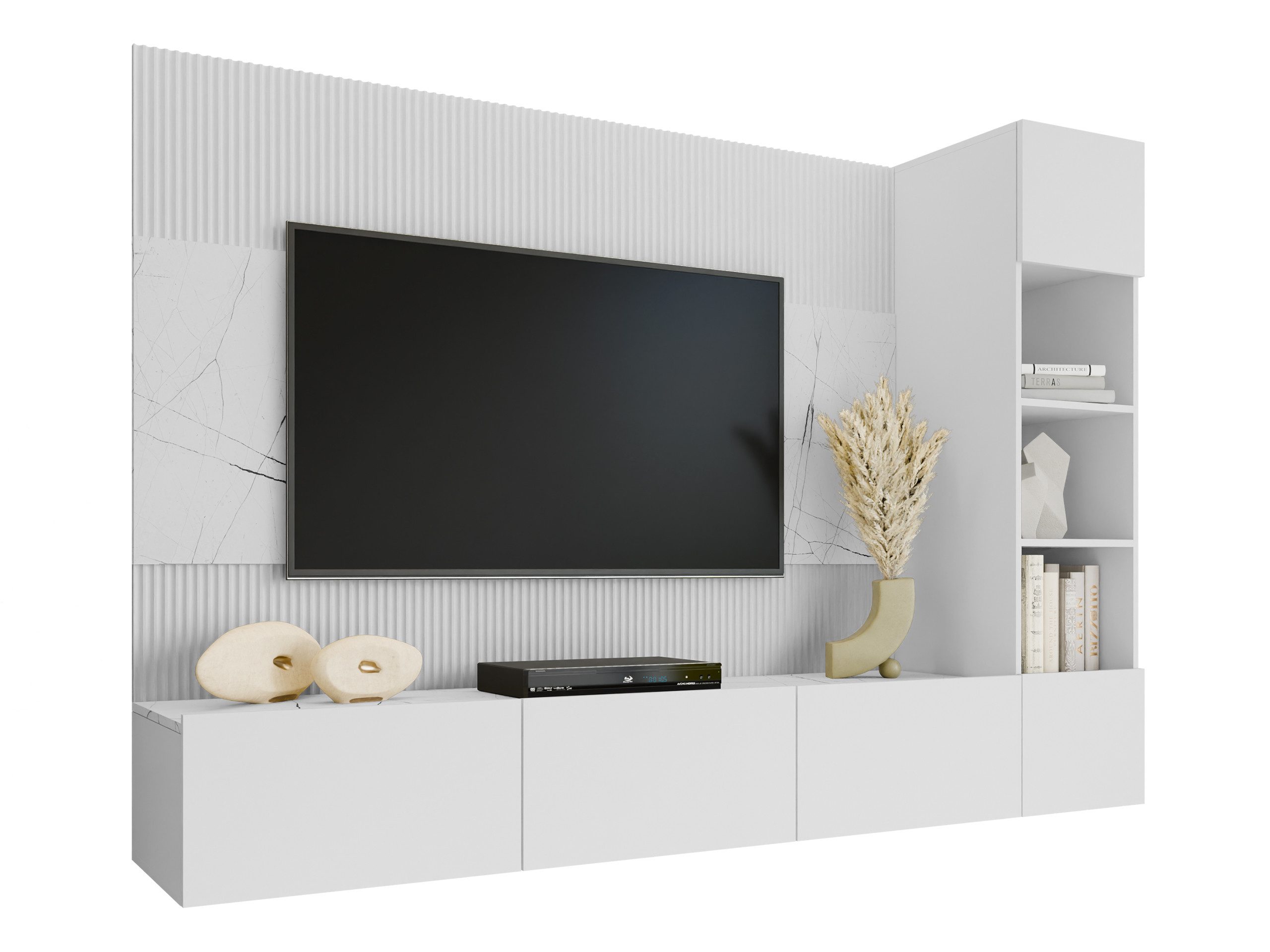 MIRJAN24 Wohnwand Deromi II, (3er-Set, TV-Lowboard, günstig online kaufen