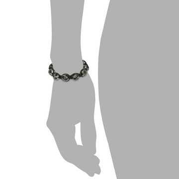 SilberDream Armband SilberDream Shamballa Armband silber (Armband), Damen Armband (Shamballa Kugeln) ca. 18cm, ca. 23cm, Farbe: schwarz