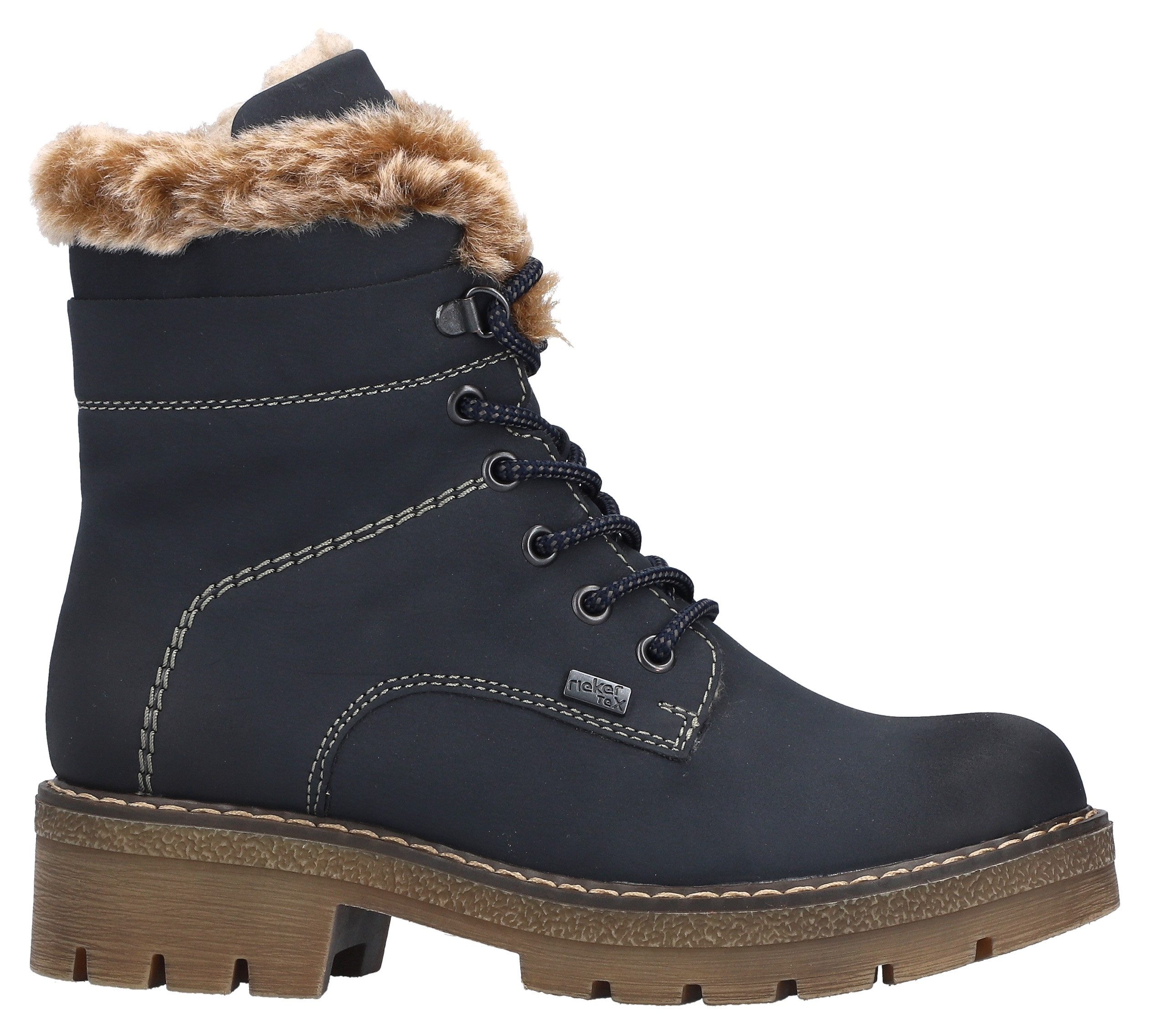 Rieker Winterstiefelette Schnürboots, Winterboots mit wasserabweisender riekerTEX-Membran