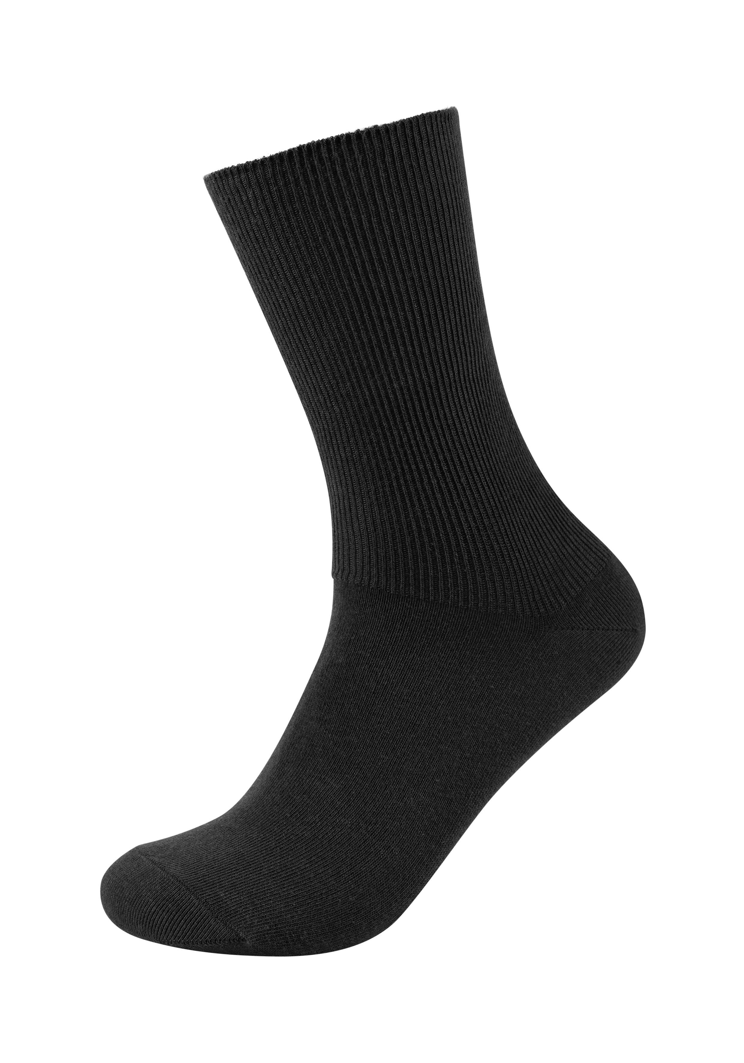 Camano Socken comfort (4-Paar, 4 Paar) superweiche Bündchen, venenfreundliche Socken