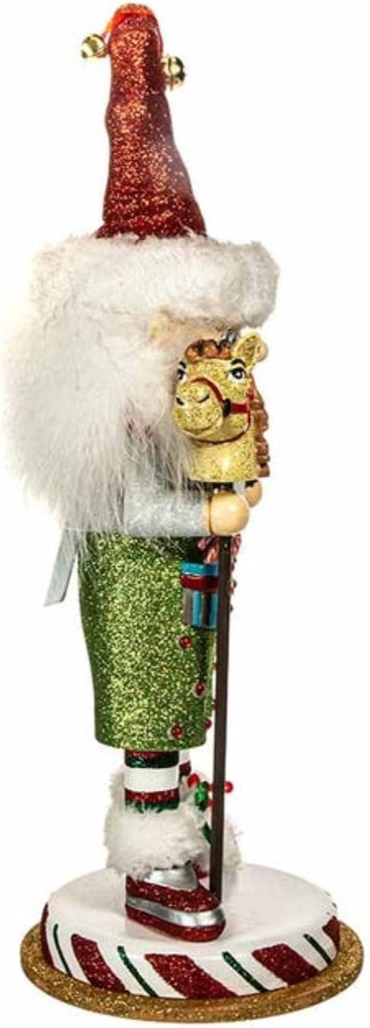 Kurt S. Adler Nussknacker HA0603B - Hollywood "Elfe mit Hobby Pferd", 38,1 cm, (1-tlg)