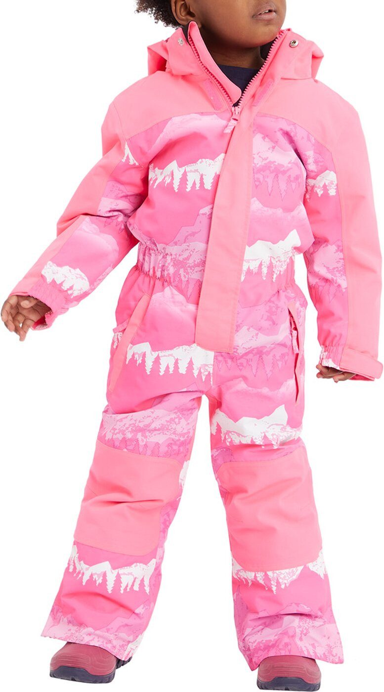 McKINLEY Schneeoverall KK.-Overall Tiger II kds PINK/AOP