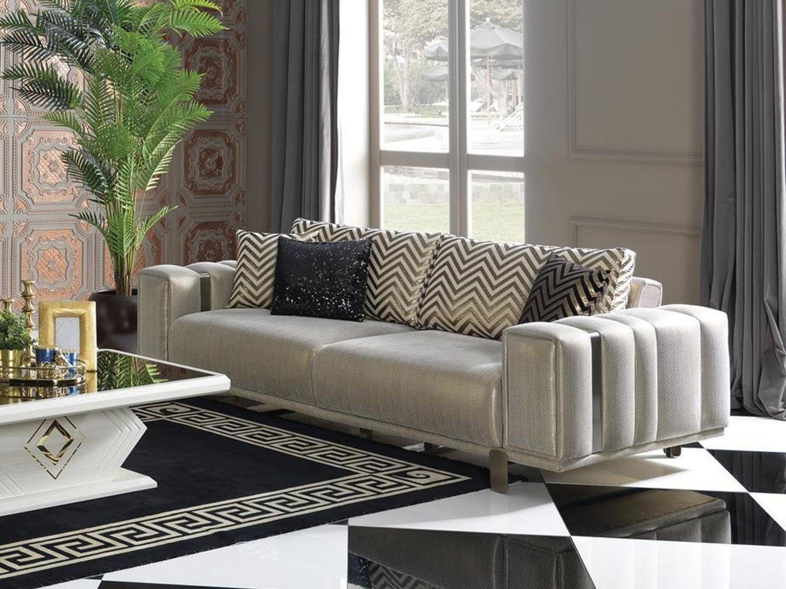 JVmoebel 2-Sitzer Möbel Sofa 2 in Couchen, Design Wonzimmer Europa Teile, Zweisitzer Couch Sitzer Made 1