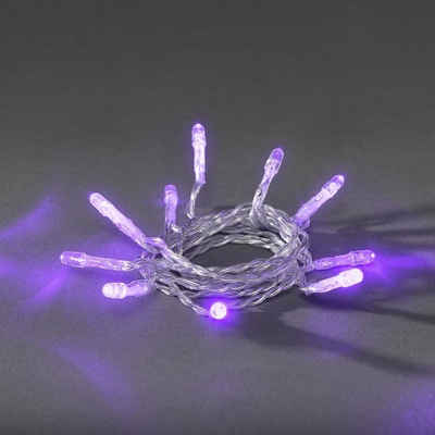 KONSTSMIDE LED-Lichterkette 1408-453 LED Lichterkette purpur/lila Batterie
