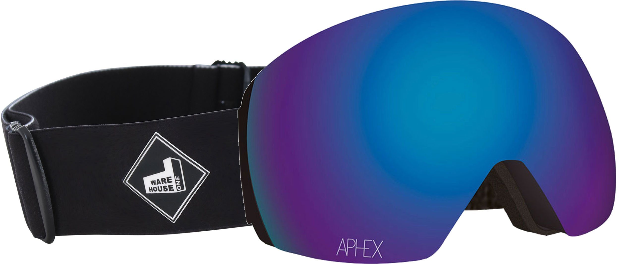Aphex Snowboardbrille APHEX STYX THE ONE EDITION Magnet Schneebrille black strap +Glas