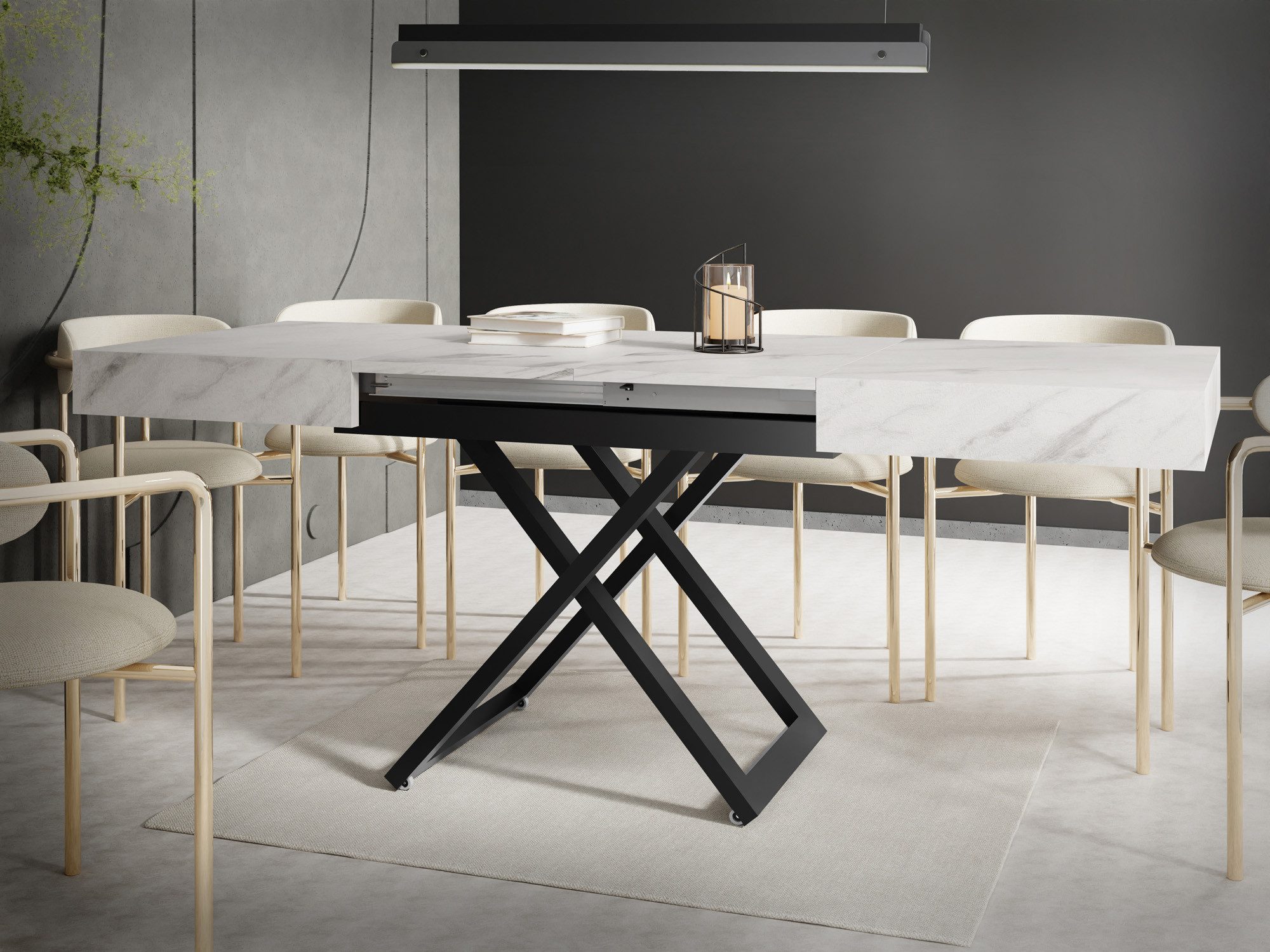 WFL GROUP Couchtisch Cavetta U (erhältlich günstig online kaufen