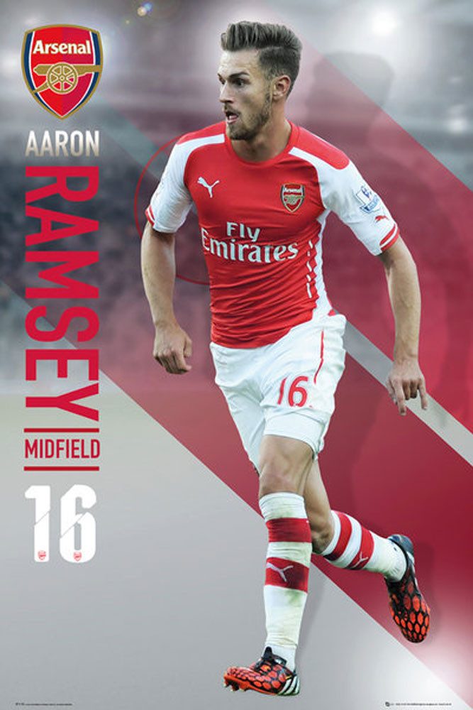 Poster Fußball - Poster - Arsenal - Ramsey 14/15