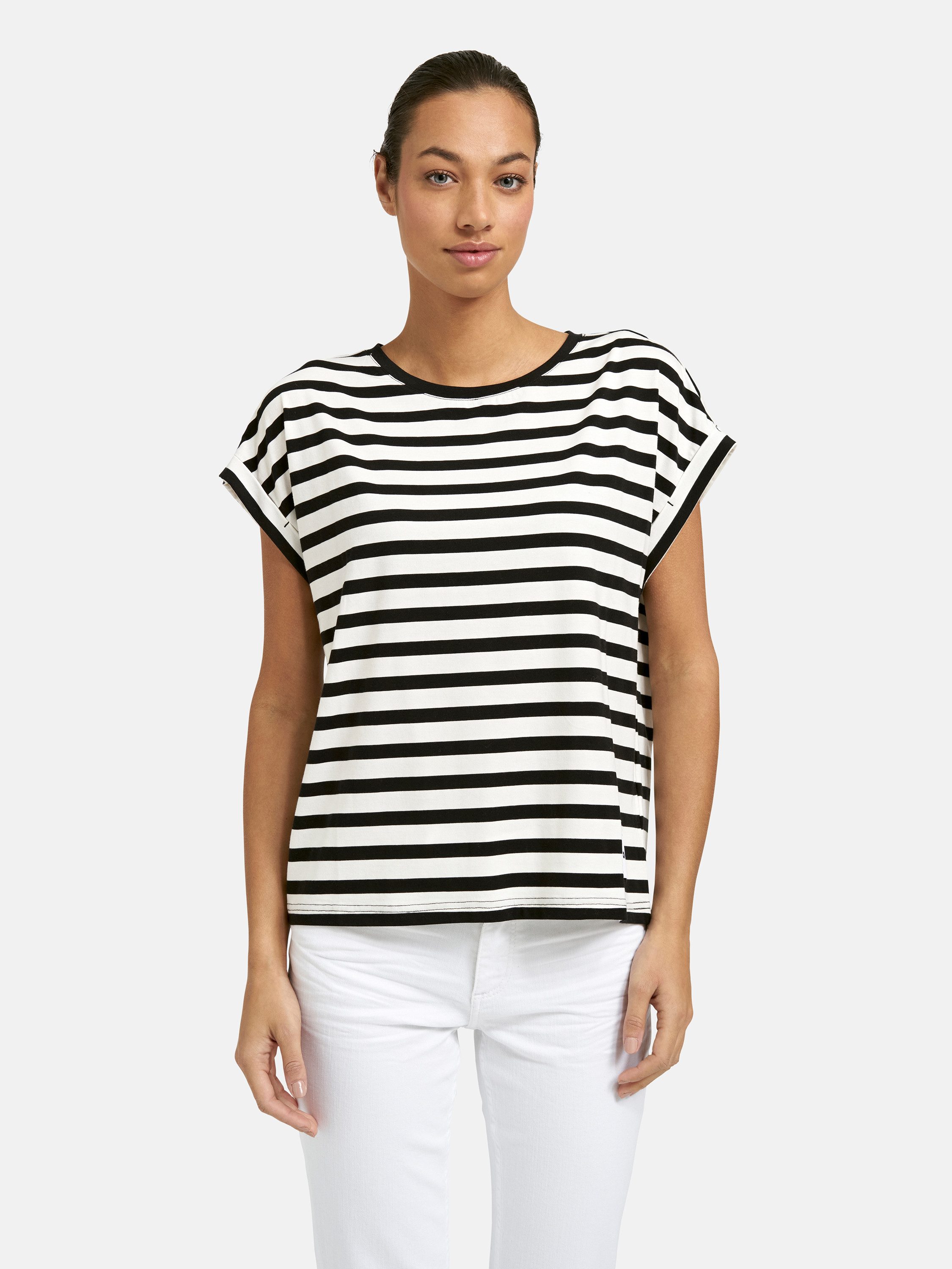 Smith & Soul Rundhalsshirt mit überschnittenen Schultern