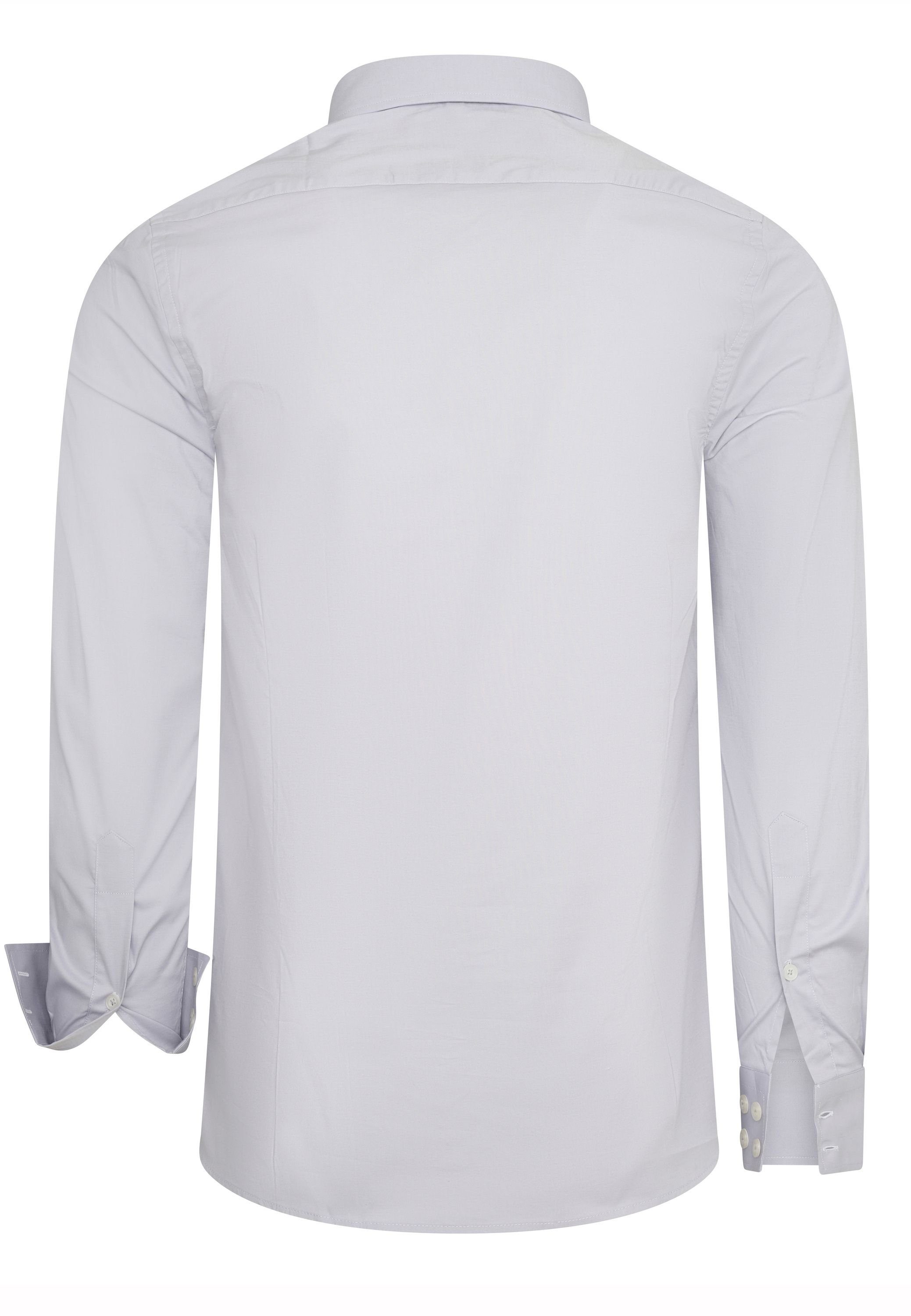 Rusty Neal Langarmhemd mit trendigem Doppelknopf-Verschluss günstig online kaufen