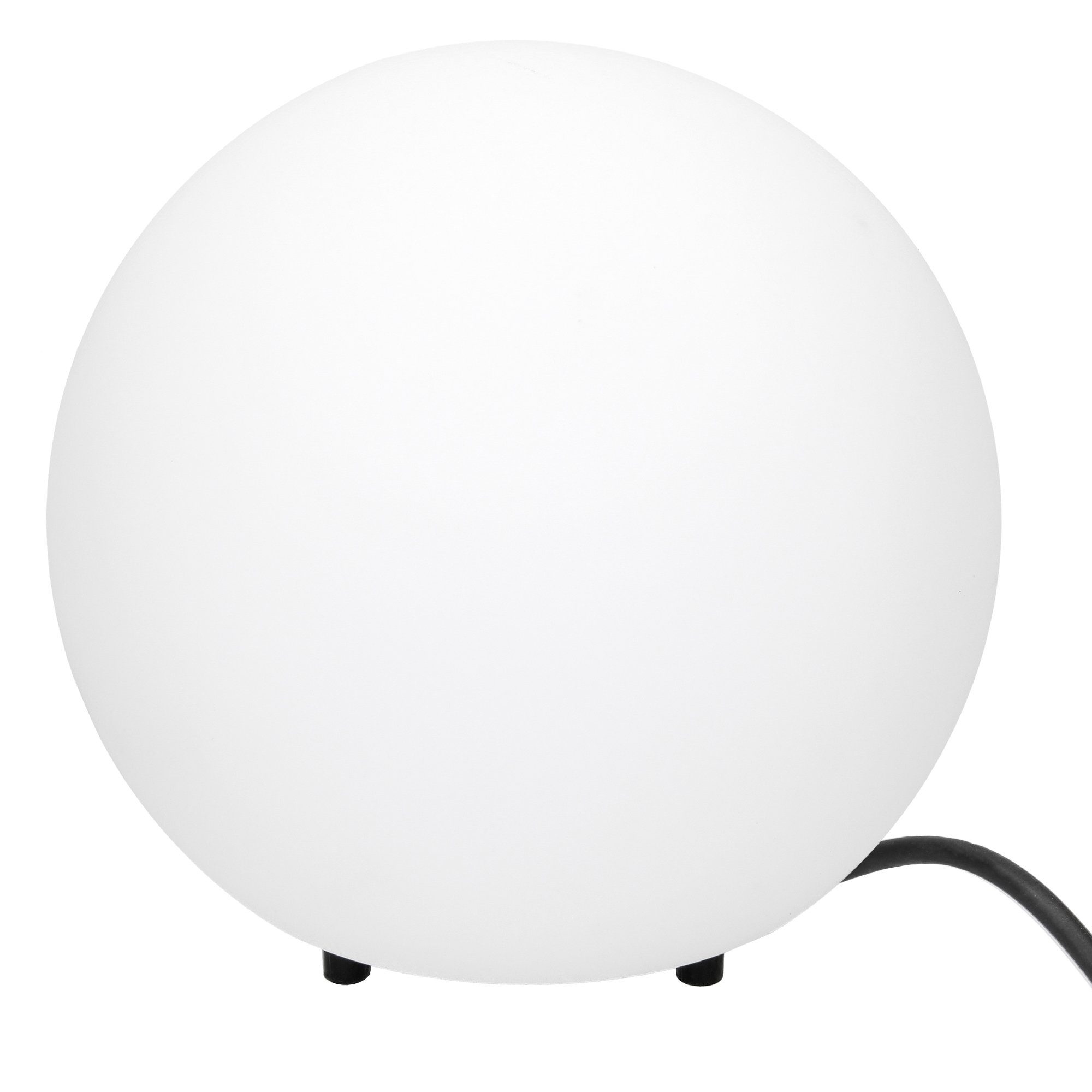 ML-DESIGN Kugelleuchte Gartenlampe weiß, Ø 20 cm, 25W, aus Kunststoff
