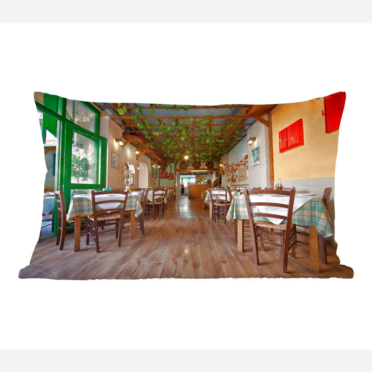 Dekokissen Dekokissen griechisches Füllung, mit traditionelles MuchoWow Wohzimmer Restaurant Heraklion, Dekoration, Zierkissen, Ein Schlafzimmer in