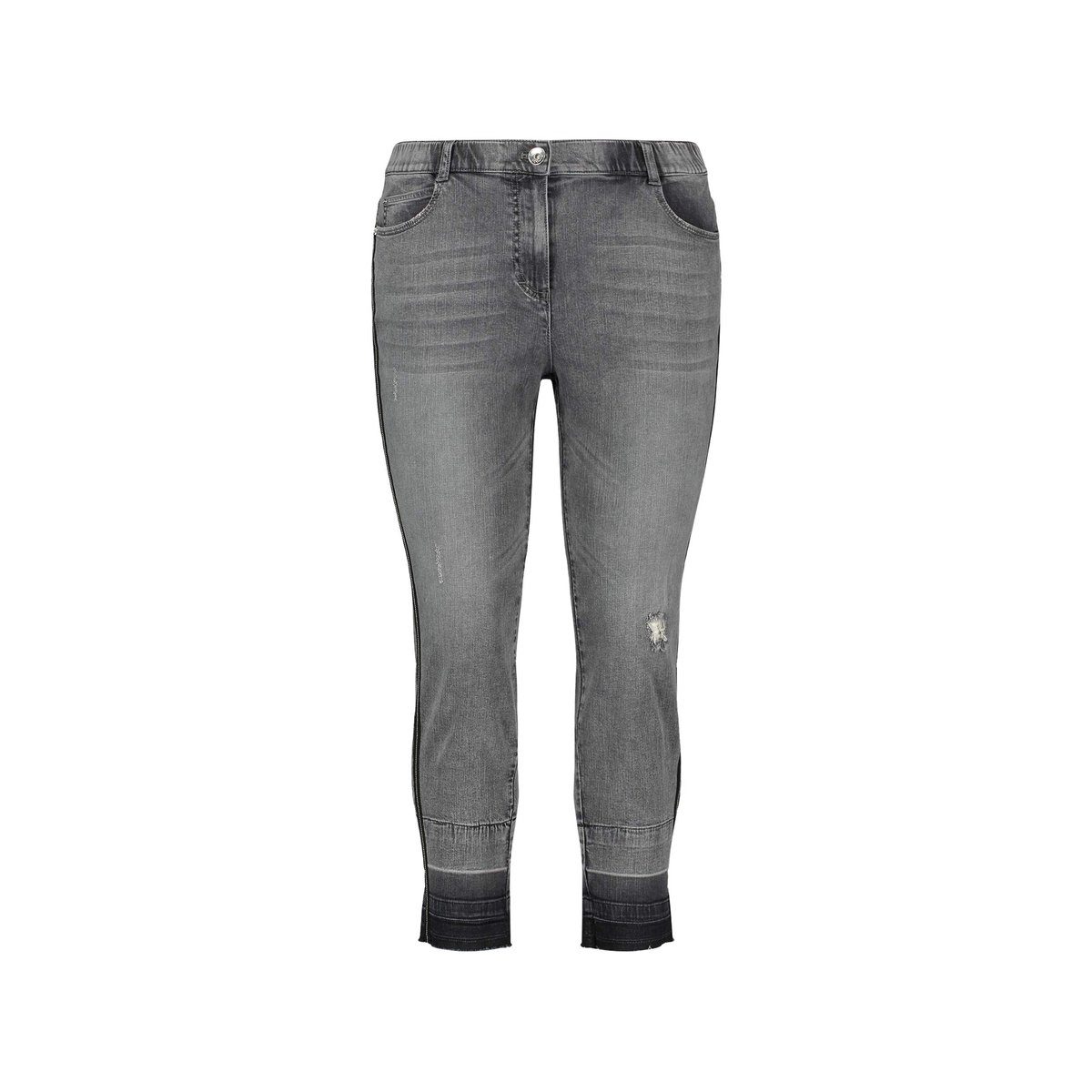 Samoon Slim-fit-Jeans grau (1-tlg) | Slim-Fit Jeans