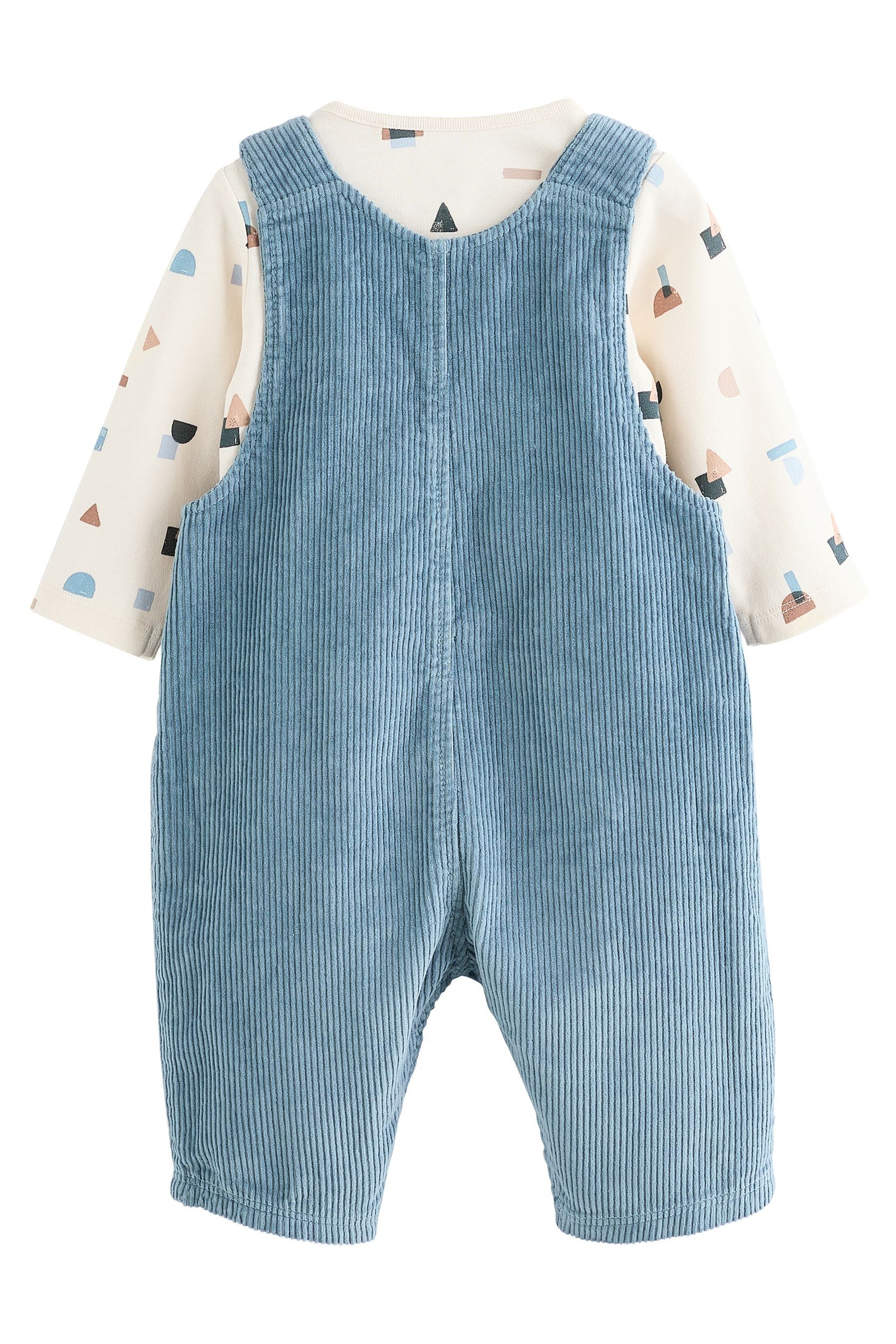 Next Body & Hose Baby Latzhose aus Cord und Bodysuit im Set (2-tlg)