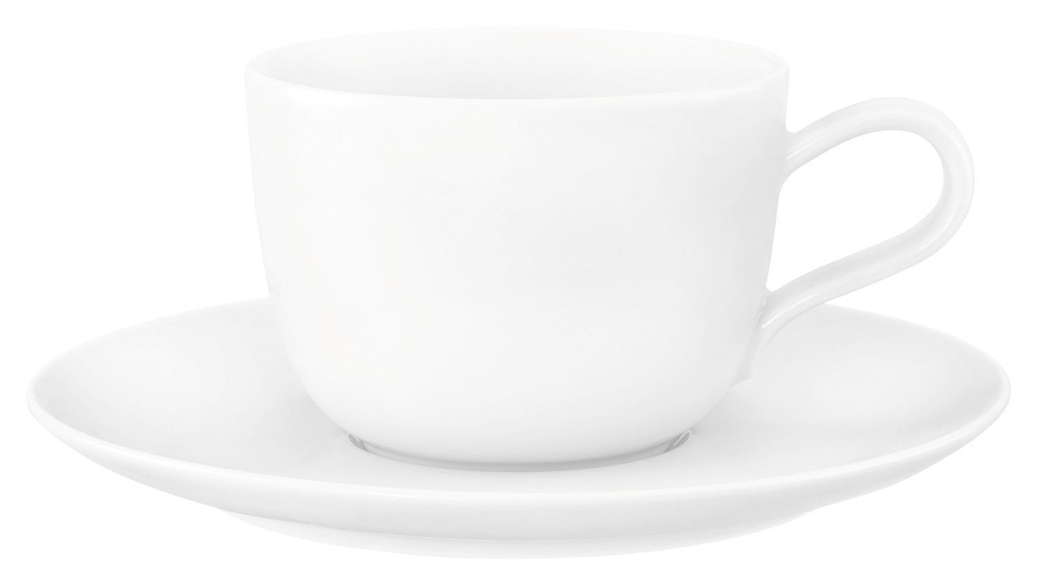 Seltmann Weiden Tasse Kaffeetasse LIBERTY cm, Porzellan Ø 8,5 UNI, Weiß