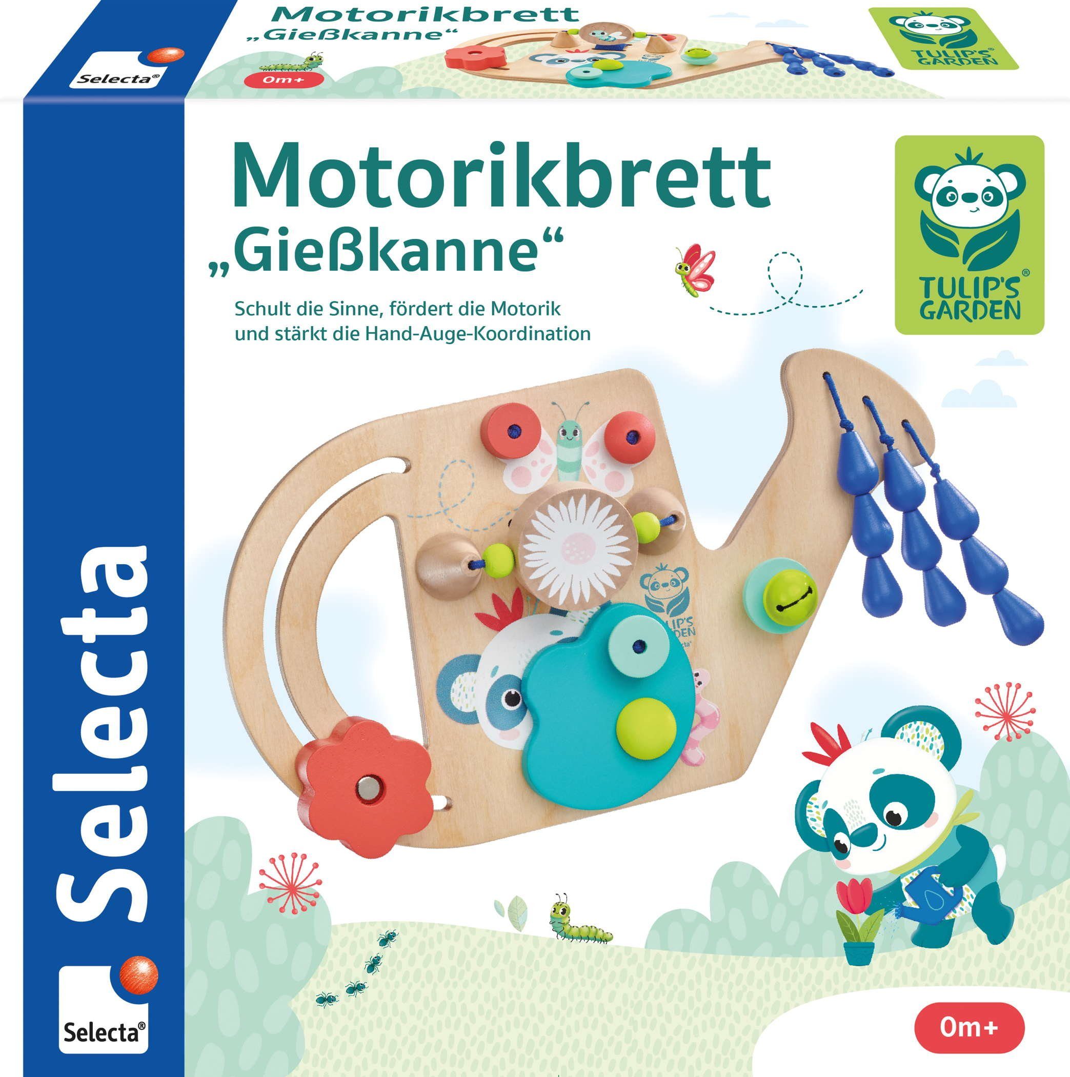 Selecta Lernspielzeug TULIP'S GARDEN Babywelt Motorikbrett Gießkanne 25 cm günstig online kaufen