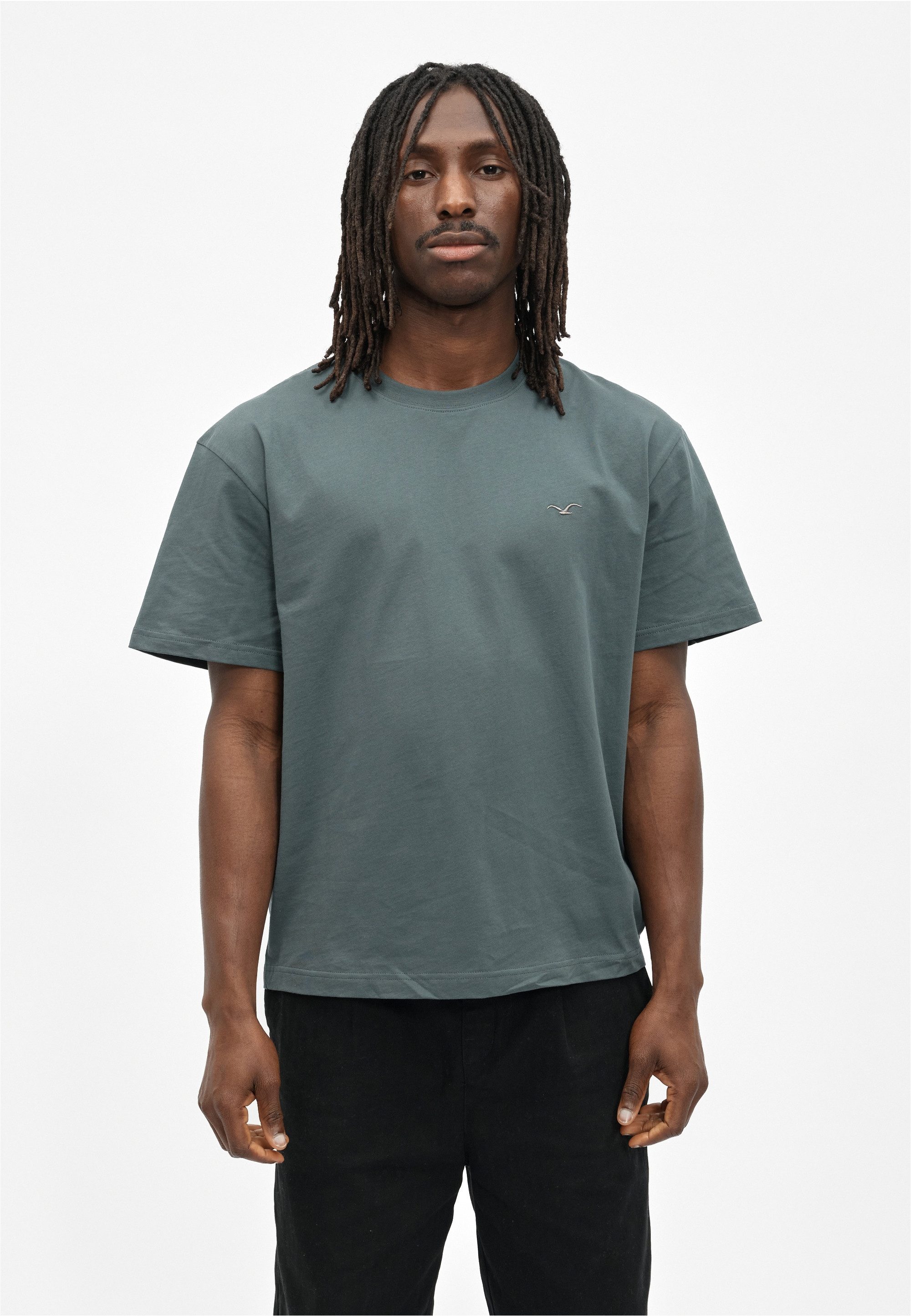 Cleptomanicx T-Shirt Boxy Tee Ligull Boxy Crop mit lockerem Schnitt