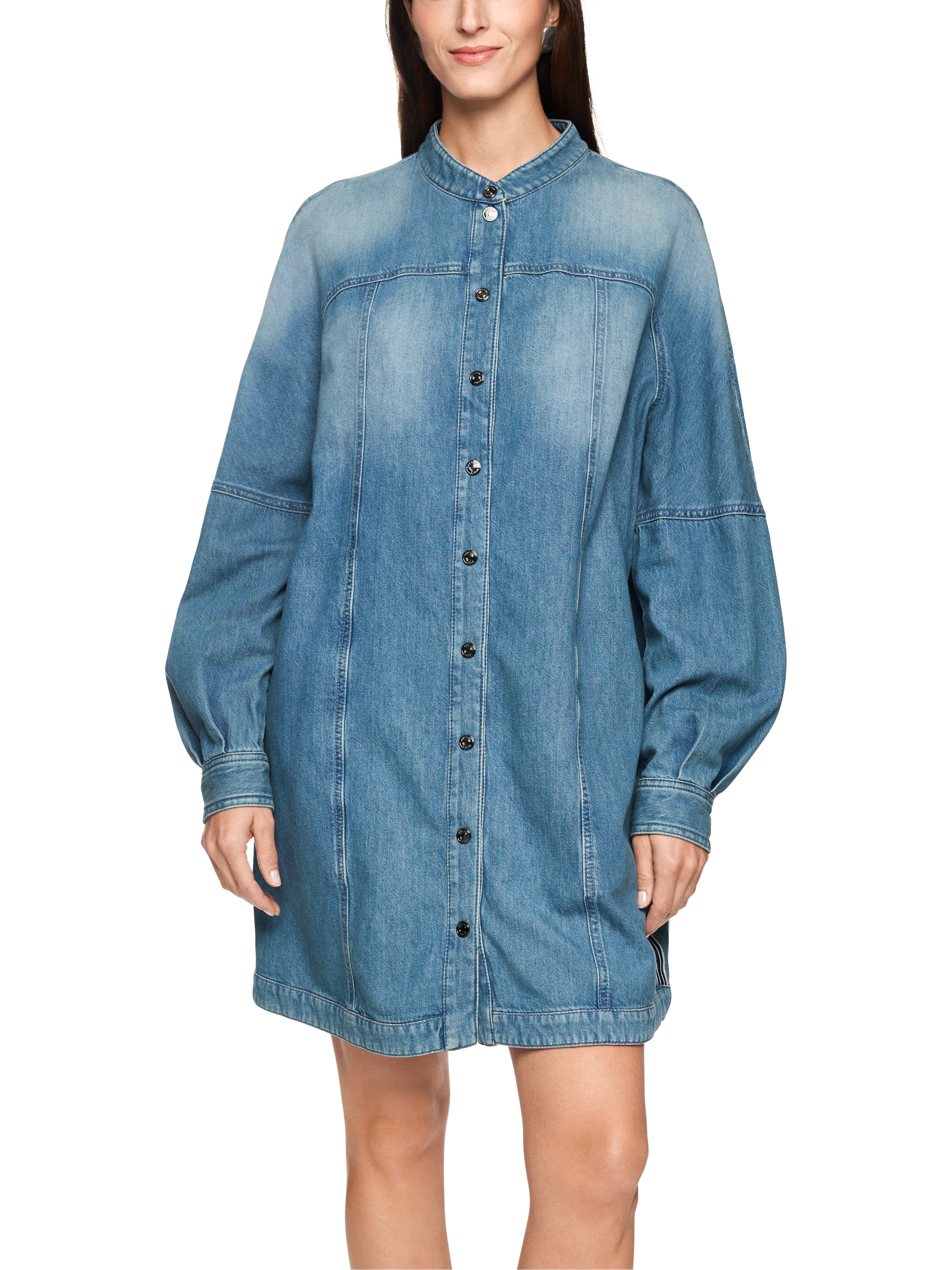 Marc Cain Jeanskleid Ctiy Vibing Premium Damenmode Minikleid mit kleinem St günstig online kaufen