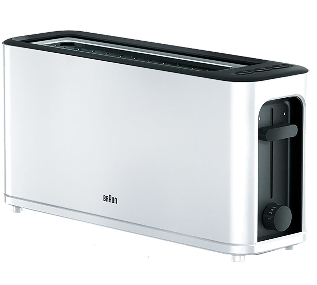 Braun Тостеры Braun HT 3100WH PurEase Тостеры weiß/schwarz, ohne Brötchenaufsatz