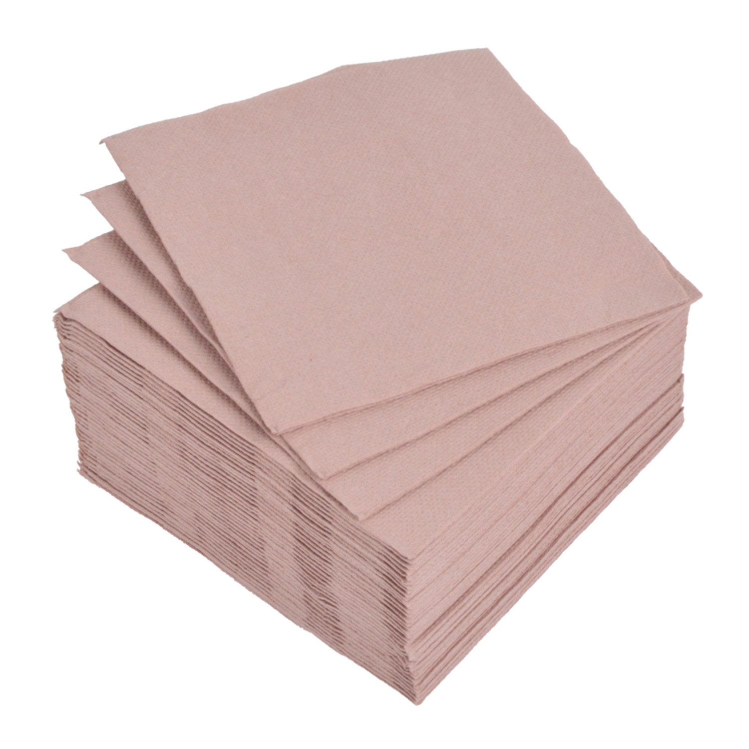 Macosa Home Papierserviette Servietten Atlrosa 25 od. 33cm Papier, (40 St., Einwegservietten modern Tischservietten rosa elegant), Cocktailservietten Tischdeko Feier Geburtstag, Hochzeit Taufe Dinner