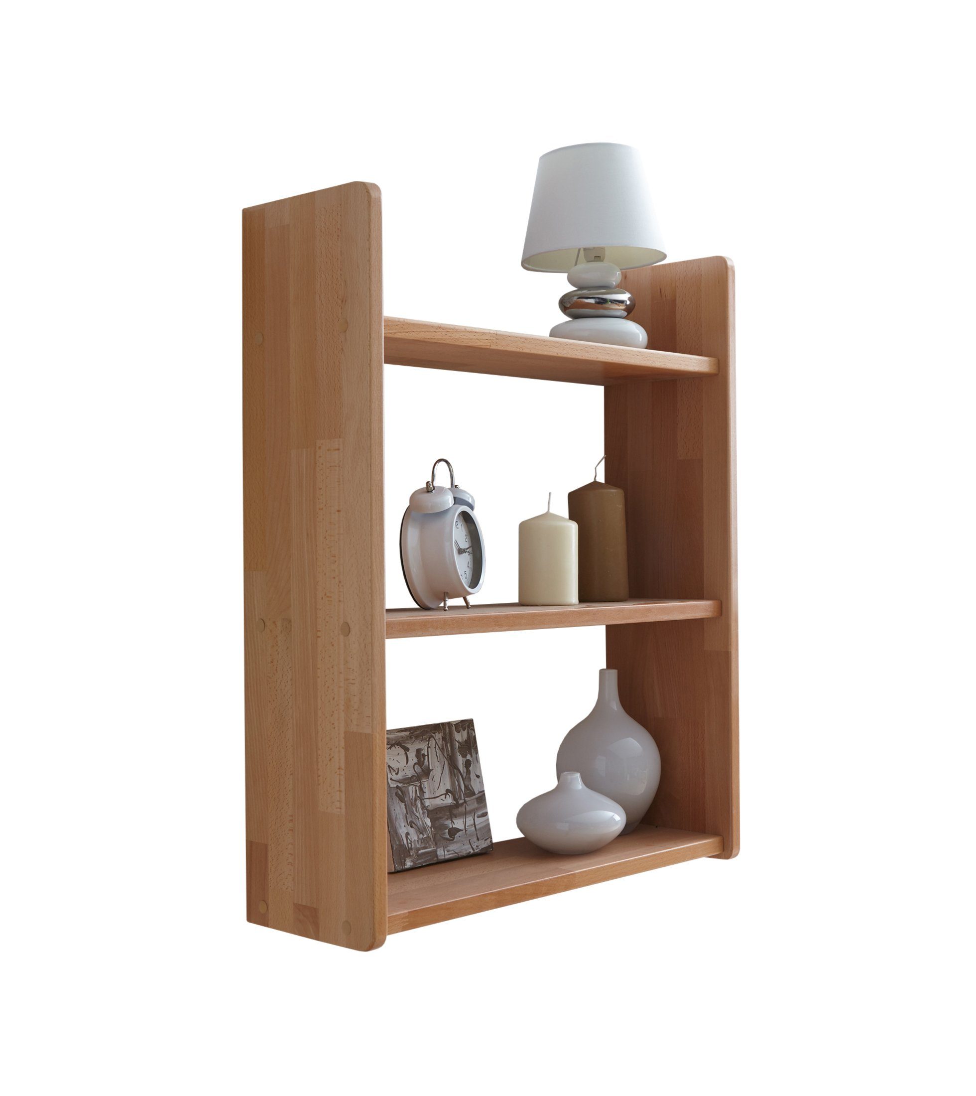 Ticaa Wandregal Wandregal Hängeregal Buche Natur, in verschiedenen Variante günstig online kaufen