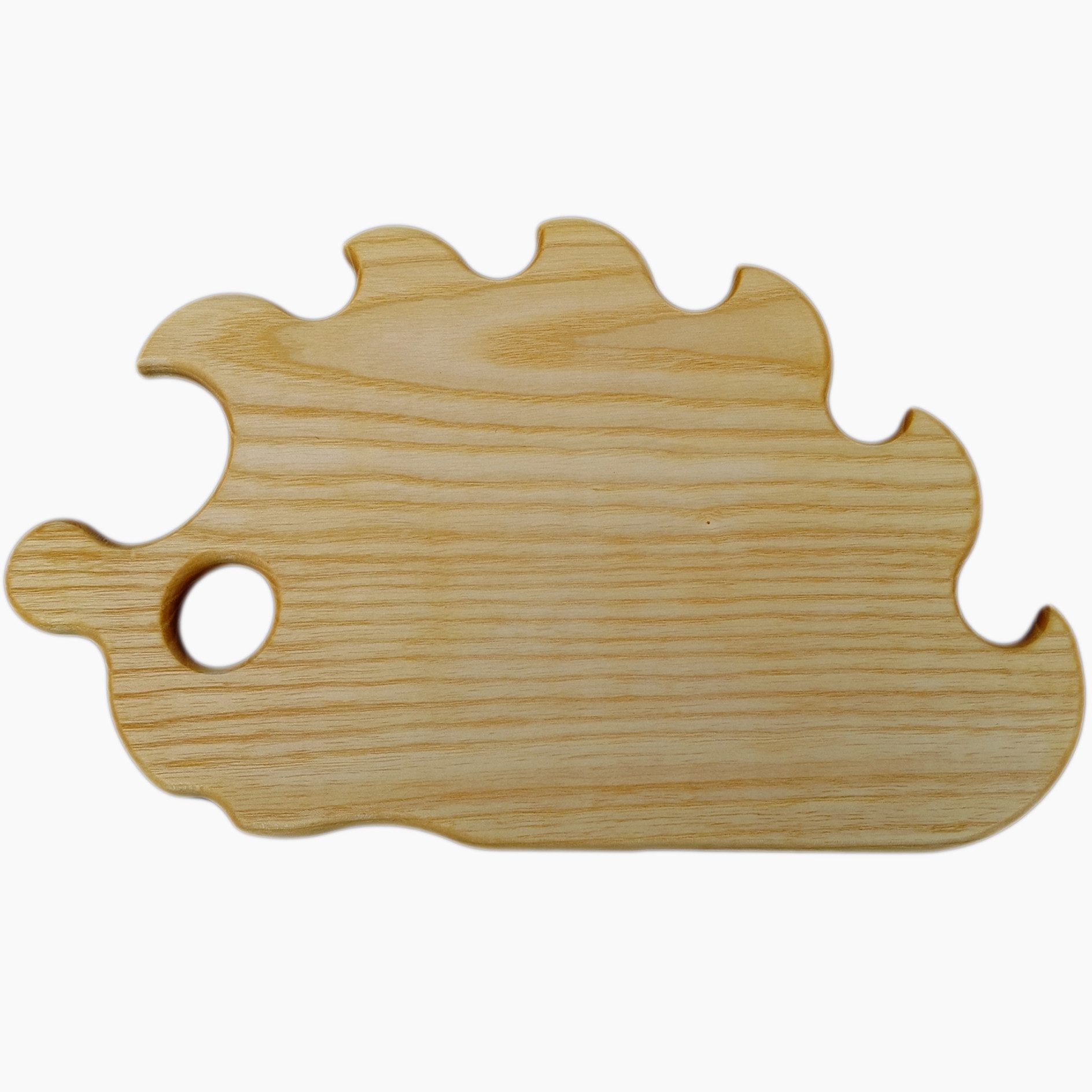 Madera Spielzeuge Frühstücksbrett Frühstücksbrettchen Igel klein, Eschenholz, (packung, 1-St., set), mit Eierbecher,Made in Germany
