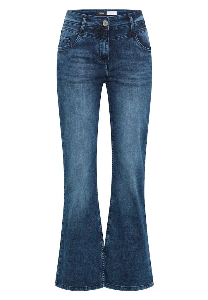 CECIL Bequeme Jeans Cecil / Da.Jeans / Style TOS Toronto BOOTCUT Dark günstig online kaufen