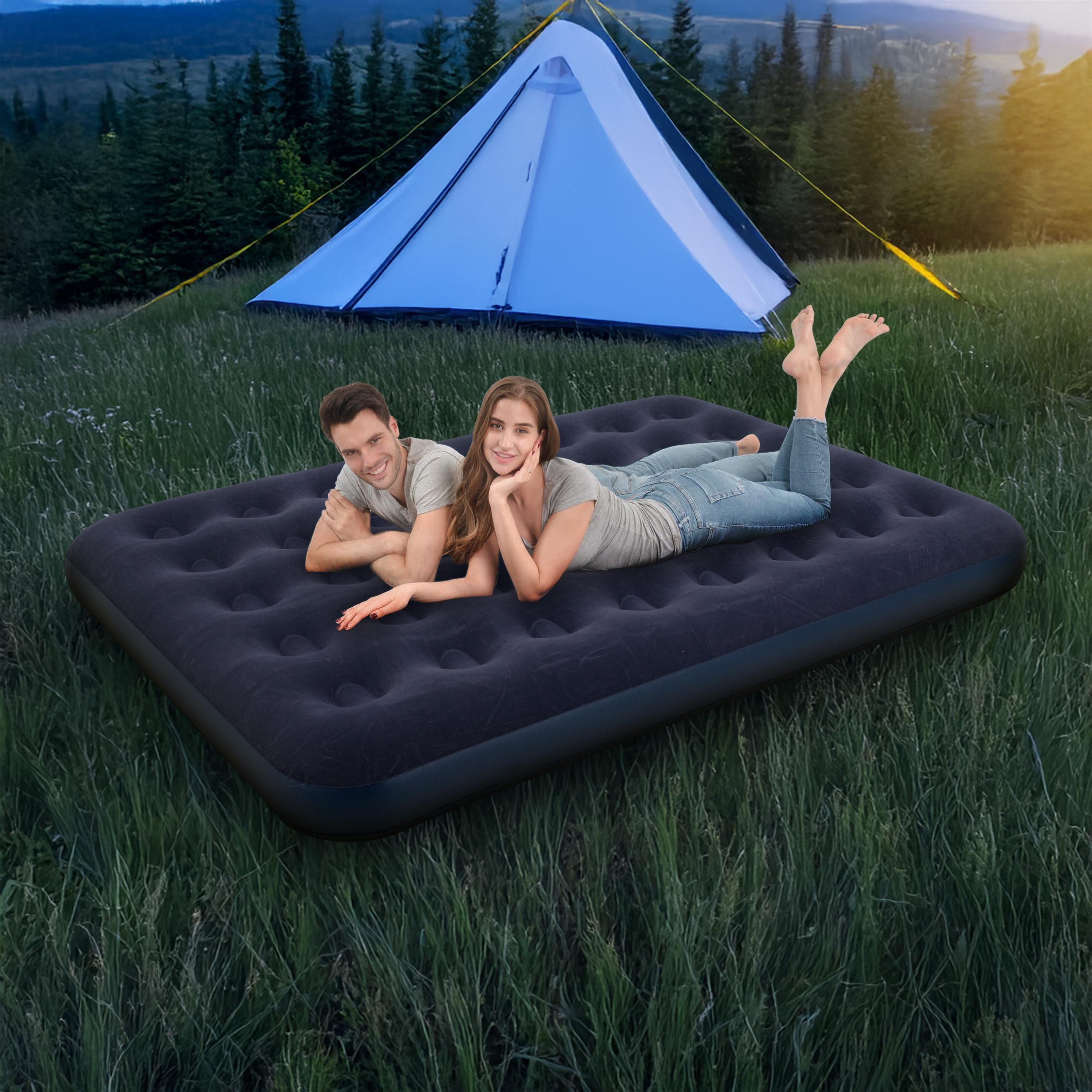 Avenli Luftbett Campingbett aufblasbar 191x137x22 cm, günstig online kaufen