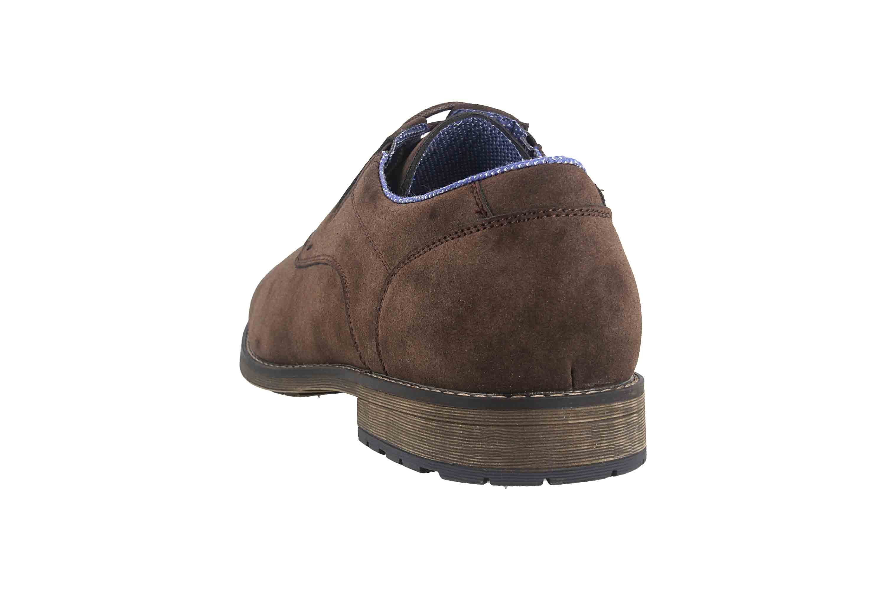 Mavins 3HH0180302 3500 D.Brown PU Nubuck Schnürschuh