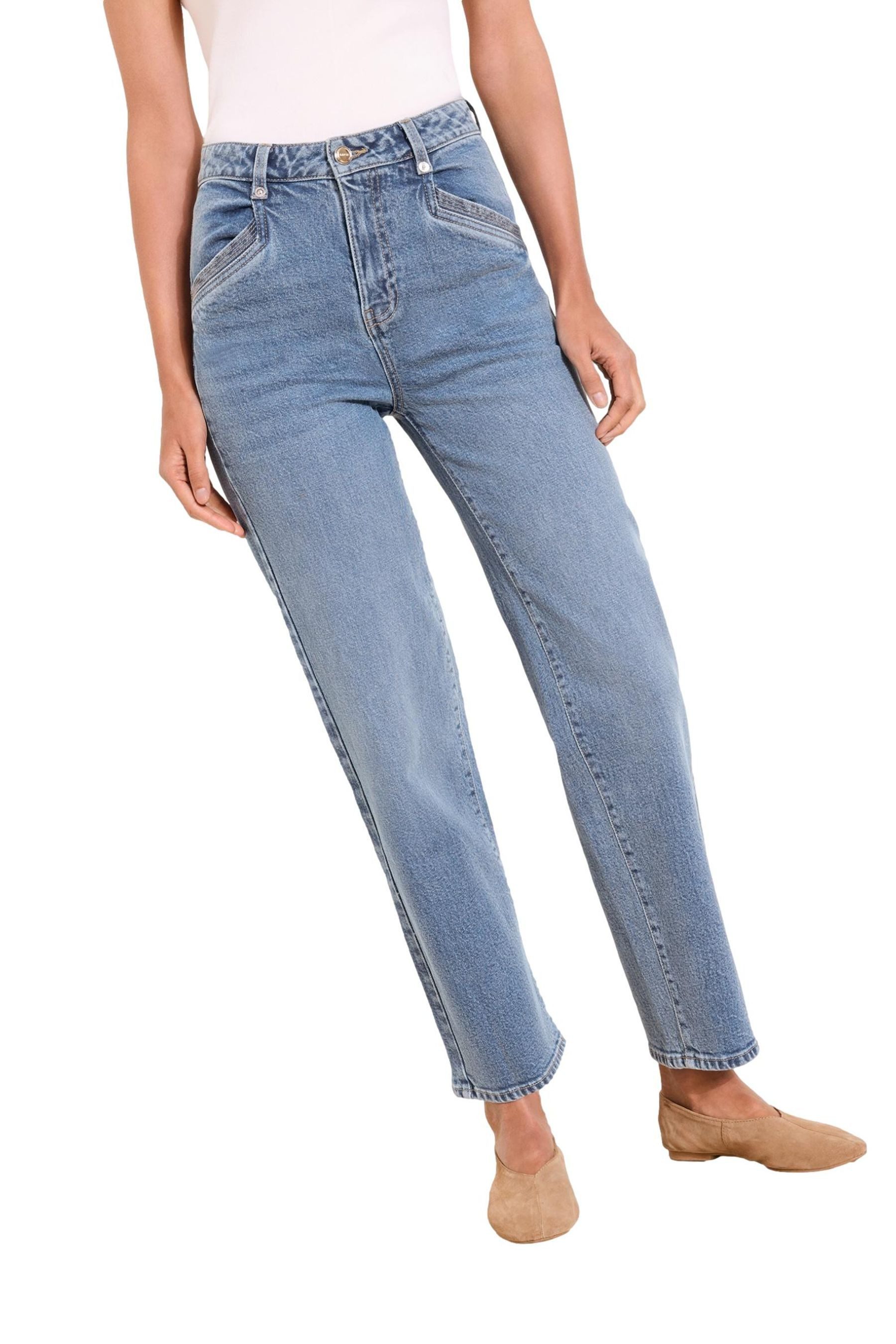 Straight-Jeans Lipsy verkürzte Jeans mit geradem Bein, Kurzgröße