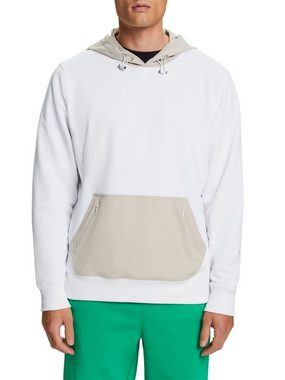 Esprit Sweatshirt Nylon-Hoodie in abgenähtem Design (1-tlg)