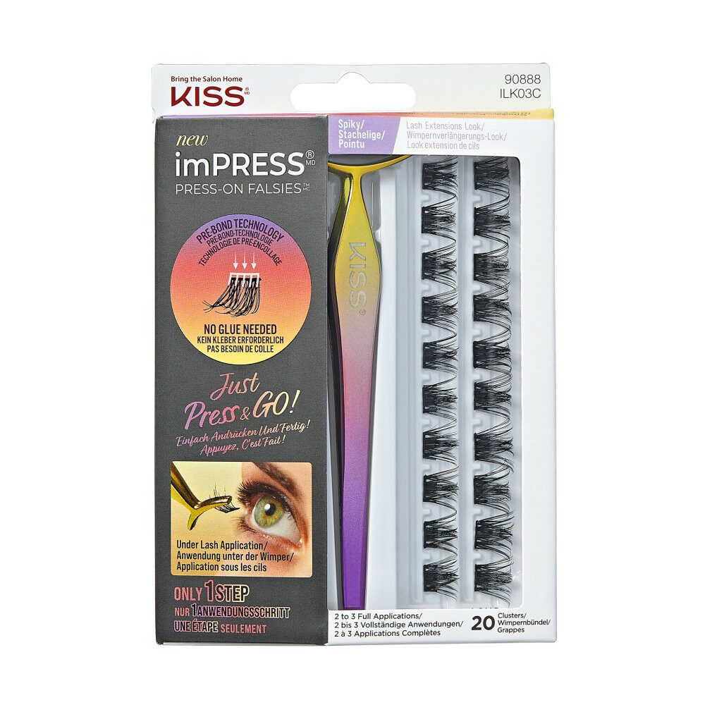 Kiss Einzelwimpern imPRESS Press on Falsies Kit 03 - Spiky