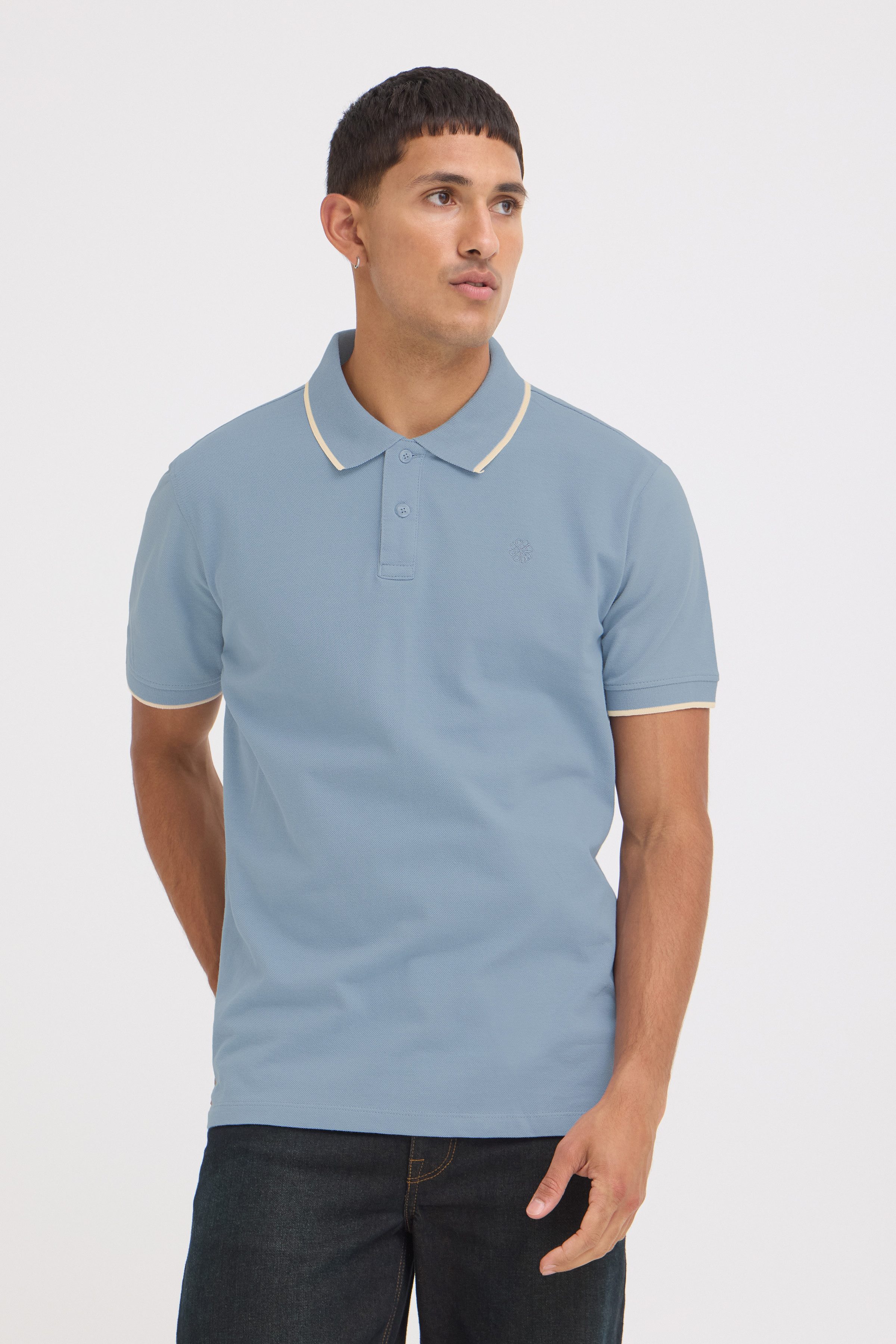 Blend Poloshirt BHEDIN POLO S/S mit Polokragen, aus Baumwolle und Jersey, Regular Fit, Kurzarm – Bild 2 von 5