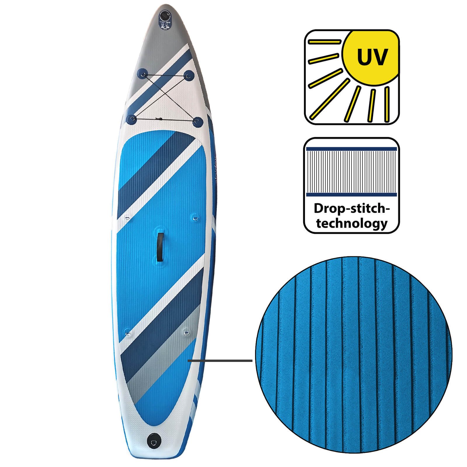 ALPIDEX SUP-Board ALPIDEX Stand Up Paddle Set SUP 320 Komplett Set belastbar bis 200 kg