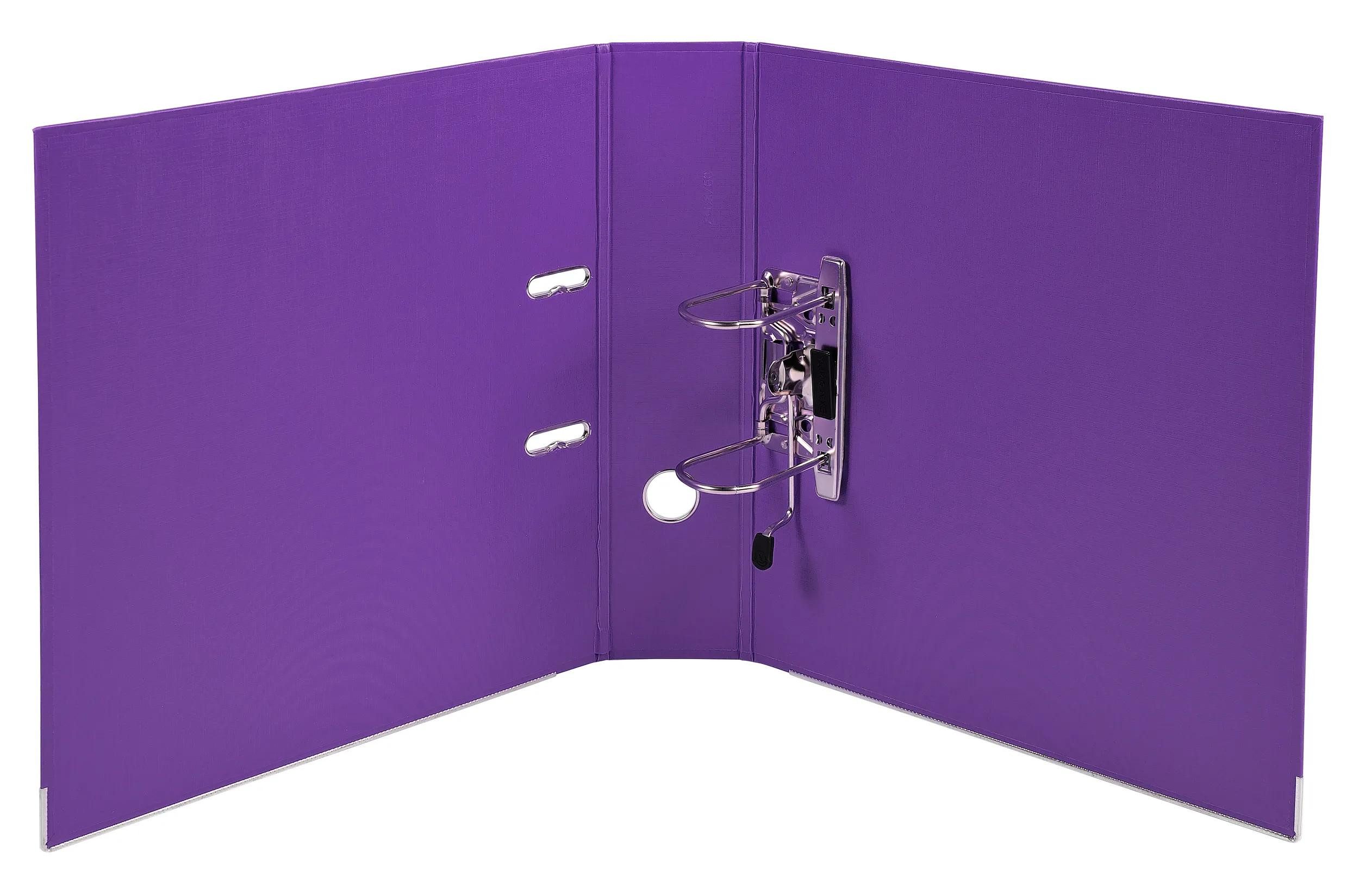 EXACOMPTA Aktenordner 10x Ordner Prem'Touch außen PP Rücken 80mm 32x30cm A4 Maxi Lila 53357E, Ordner PP