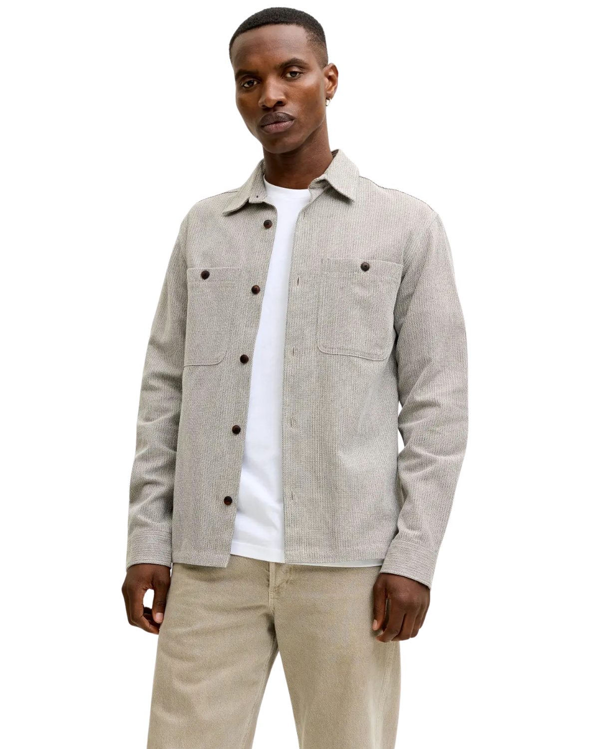 Jack & Jones Langarmhemd Klassisches Herrenhemd in Regular Fit günstig online kaufen