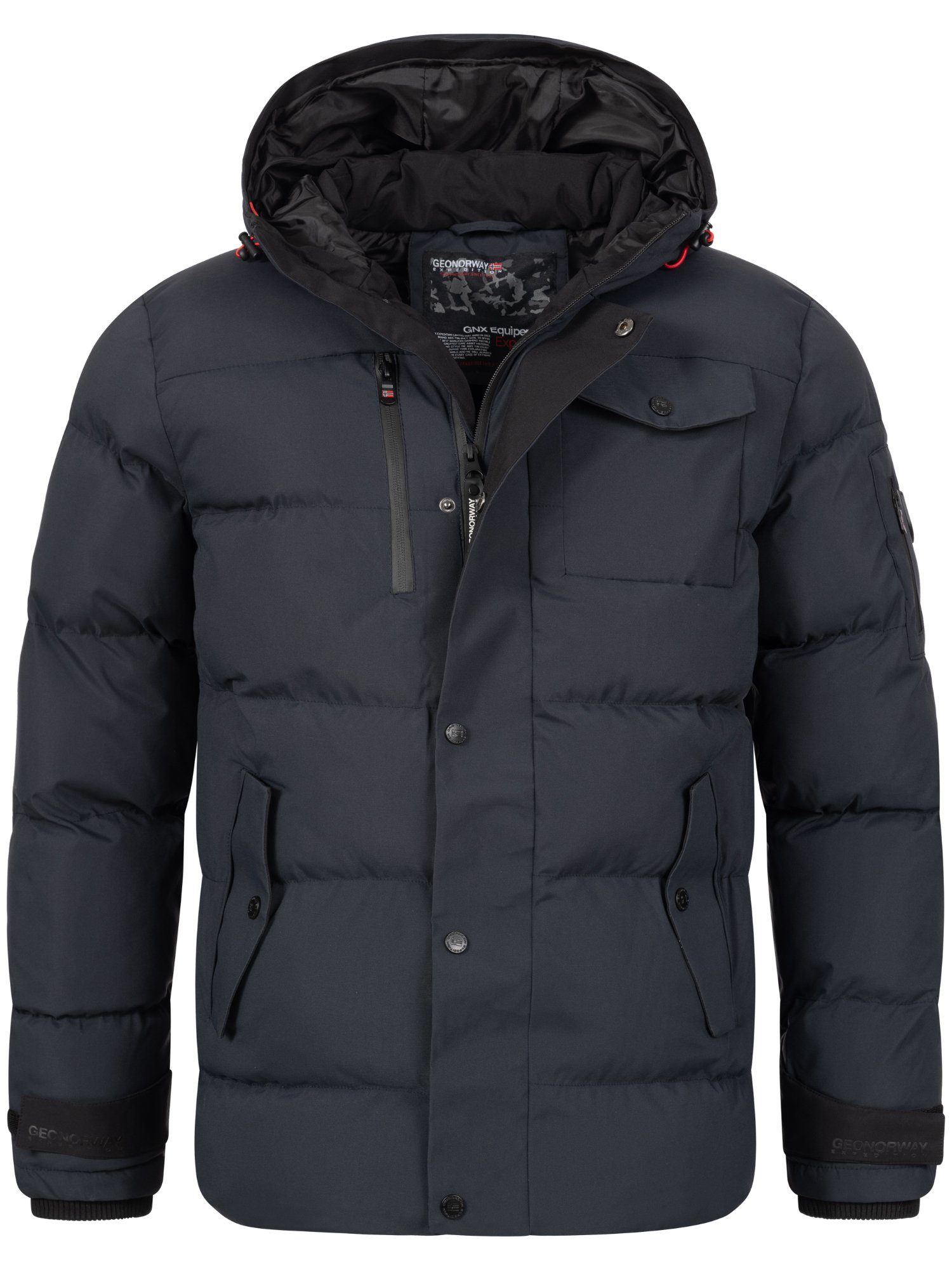 Norway Winterjacke Steppjacke Navy Geo Winterjacke H-357 Herren