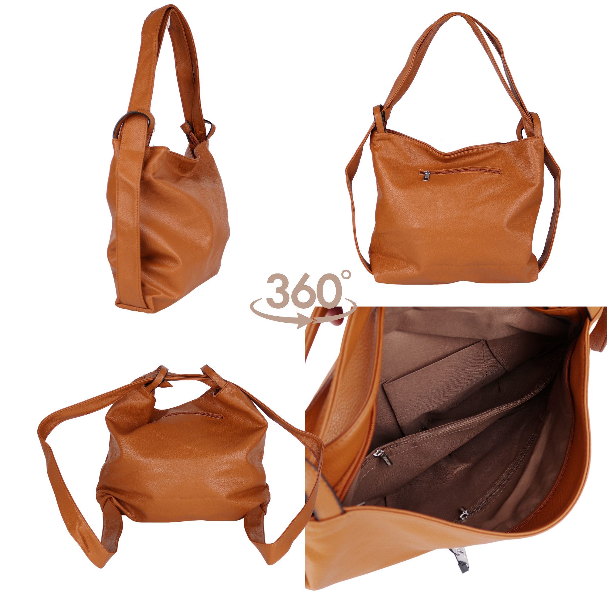 MIRROSI Beuteltasche Aus Kunstleder, Shopper Tasche günstig online kaufen