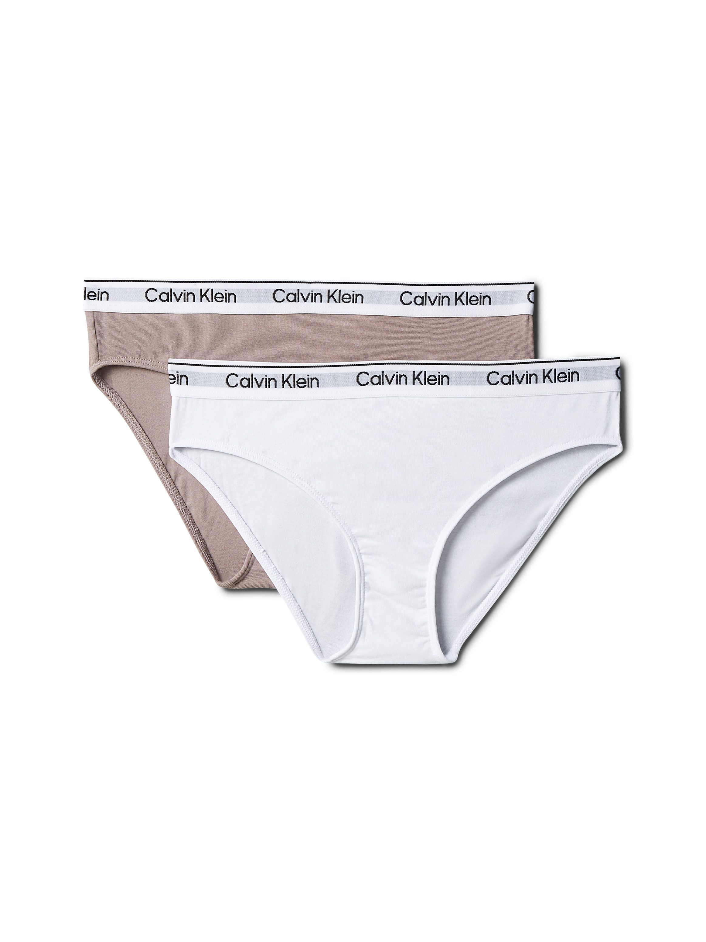 Calvin Klein Underwear Brasilslip 2PK BIKINI (Packung, 2-St., 2er-Pack) mit Logobund